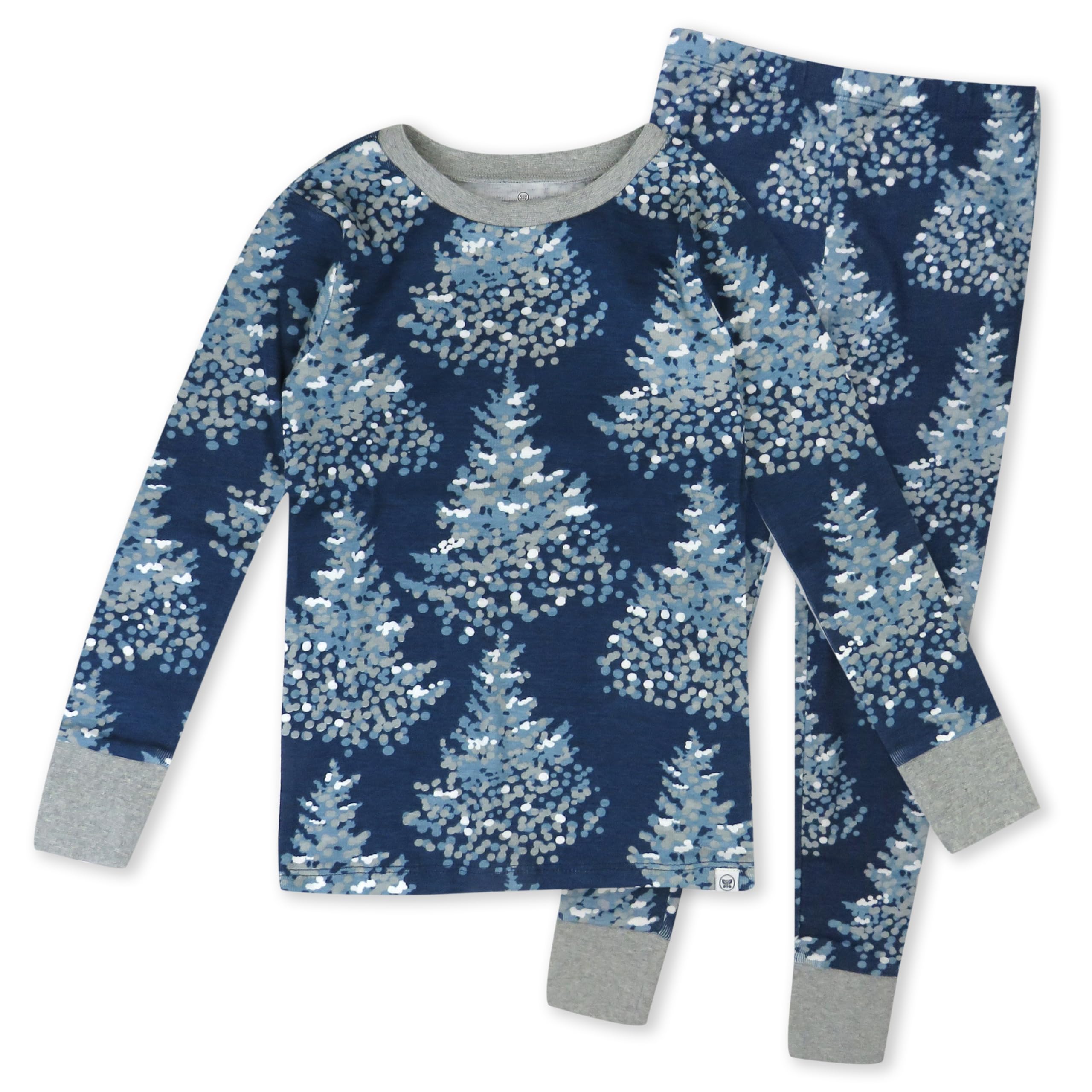 HonestBaby Family Matching Holiday Pajamas 100% Organic Cotton for Men, Women, Kids, Toddlers, Baby Boys, Girls, Unisex, Pets