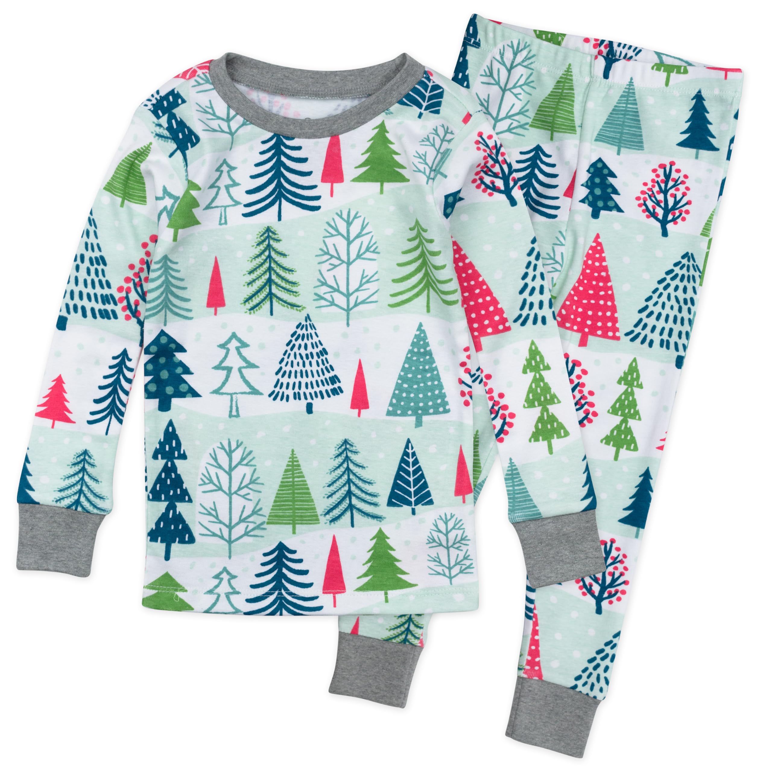 HonestBaby Family Matching Holiday Pajamas 100% Organic Cotton for Men, Women, Kids, Toddlers, Baby Boys, Girls, Unisex, Pets