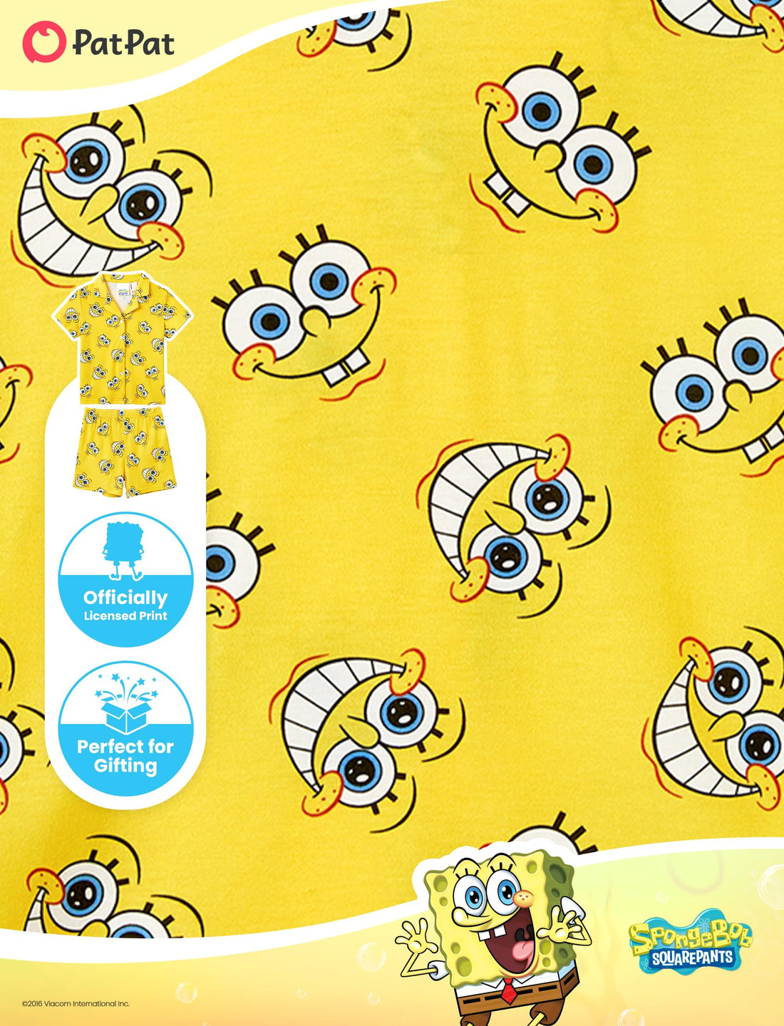 Paw Patrol Garfield SpongeBob Family Matching Classic Short Sleeve Cartoon Graphic Pajama Family Outfit