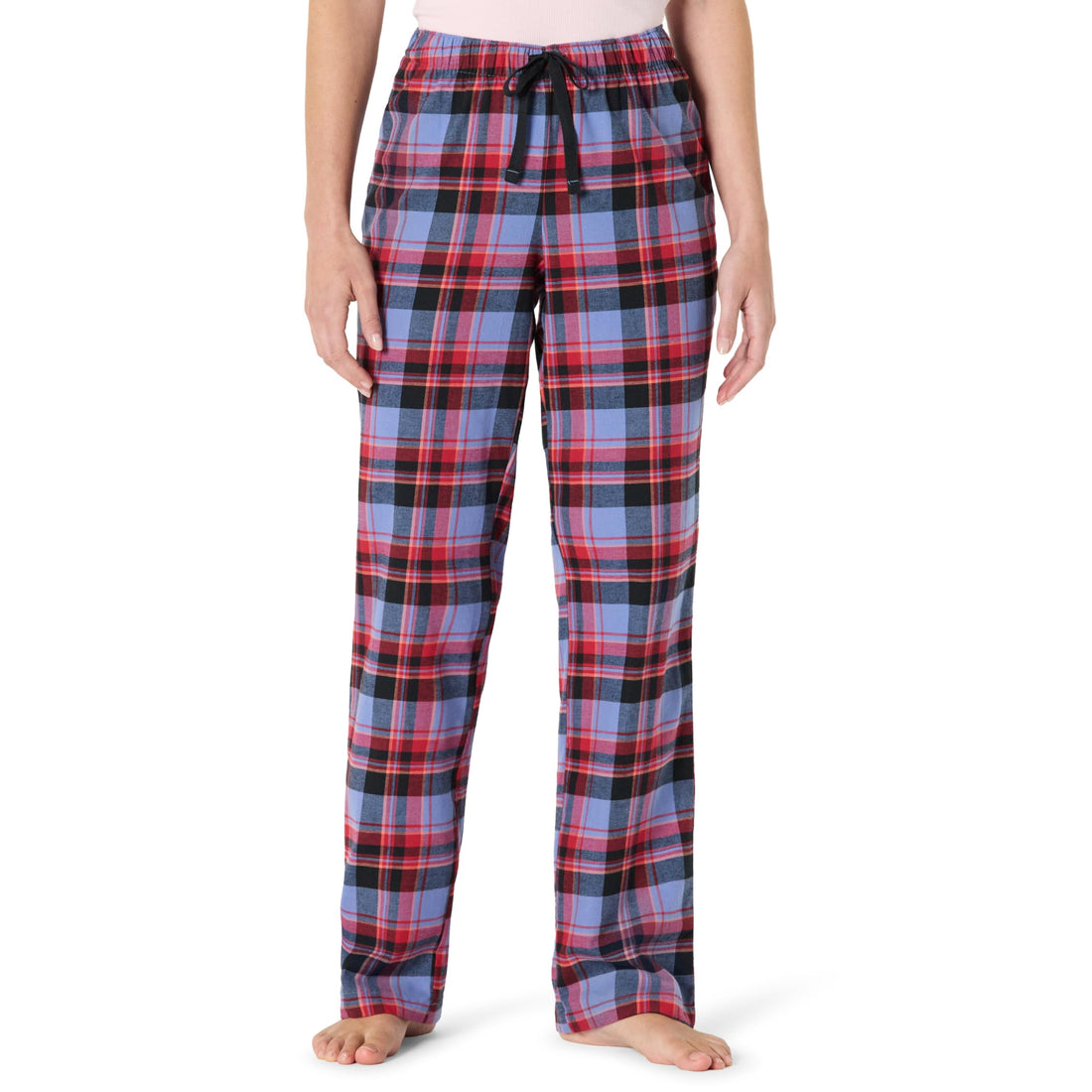 Amazon Essentials Women's Relaxed-Fit Brushed Flannel Pajama Sleep Pant with Drawstring