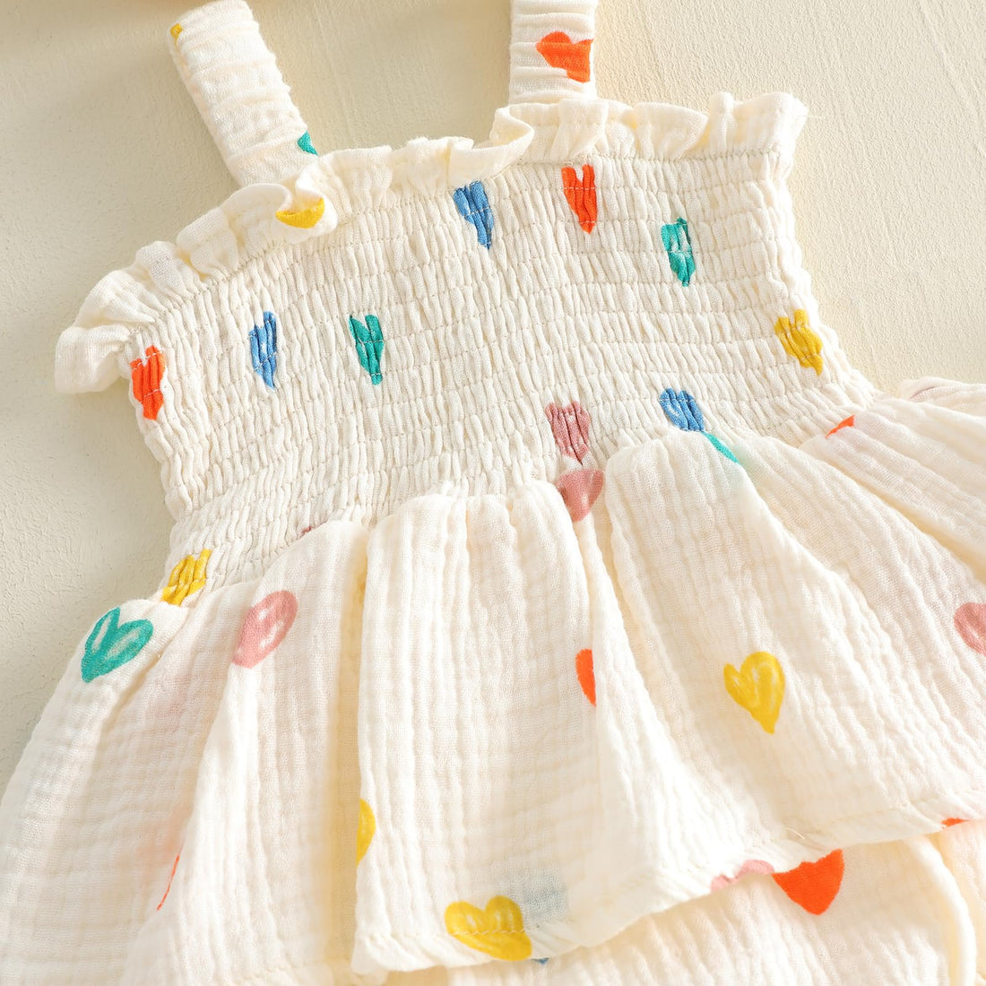 Mubineo Baby Girl Clothes Summer Dress Cotton Linen Romper Sleeveless Smocked Rompers Sun Dress Hat Skirt Boho Outfits WEBE CLOTHING