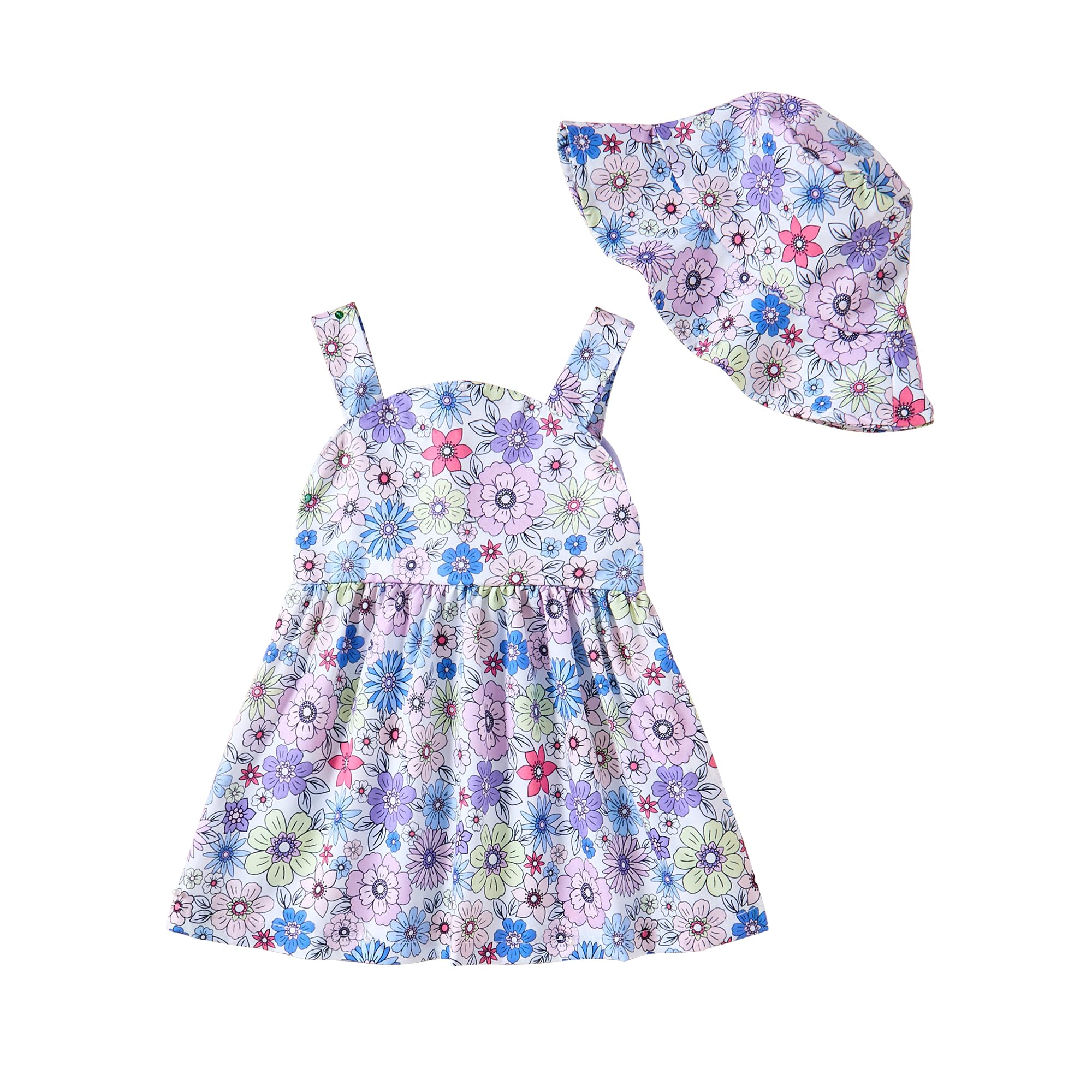 Newborn Infant Baby Girl Dress Toddler Girl Clothes Halter Backless Sleeveless Flower Sundress Summer Dresses for Girl WEBE CLOTHING