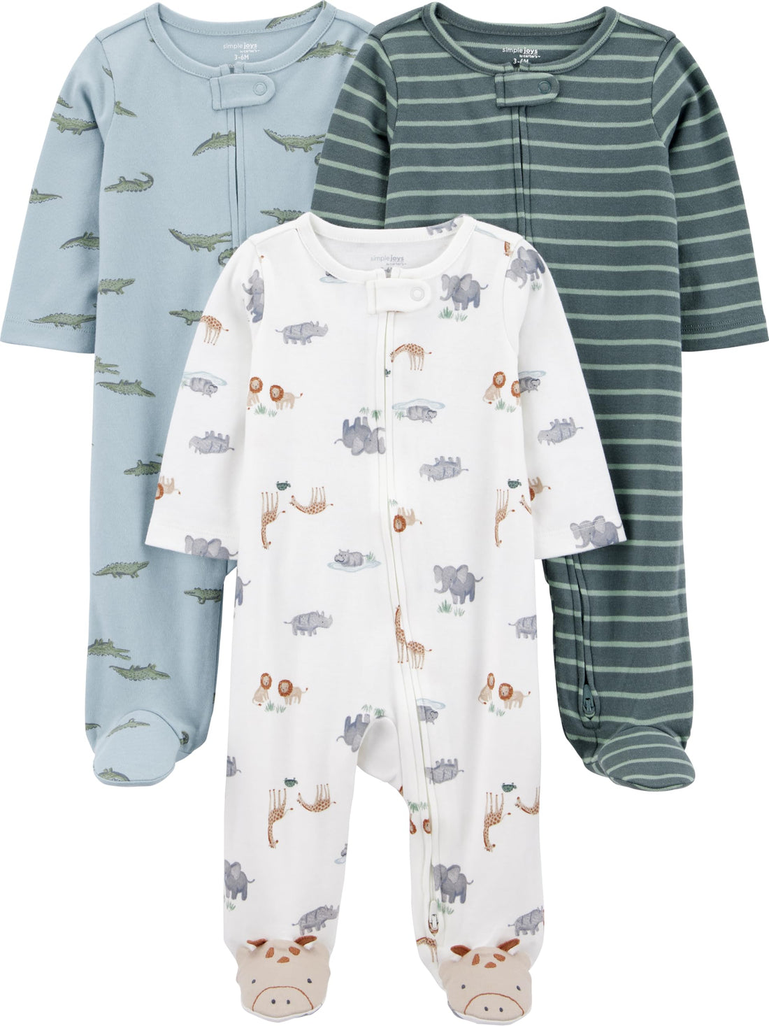 Simple Joys by Carter's Baby 3-Pack Neutral Sleep and Play