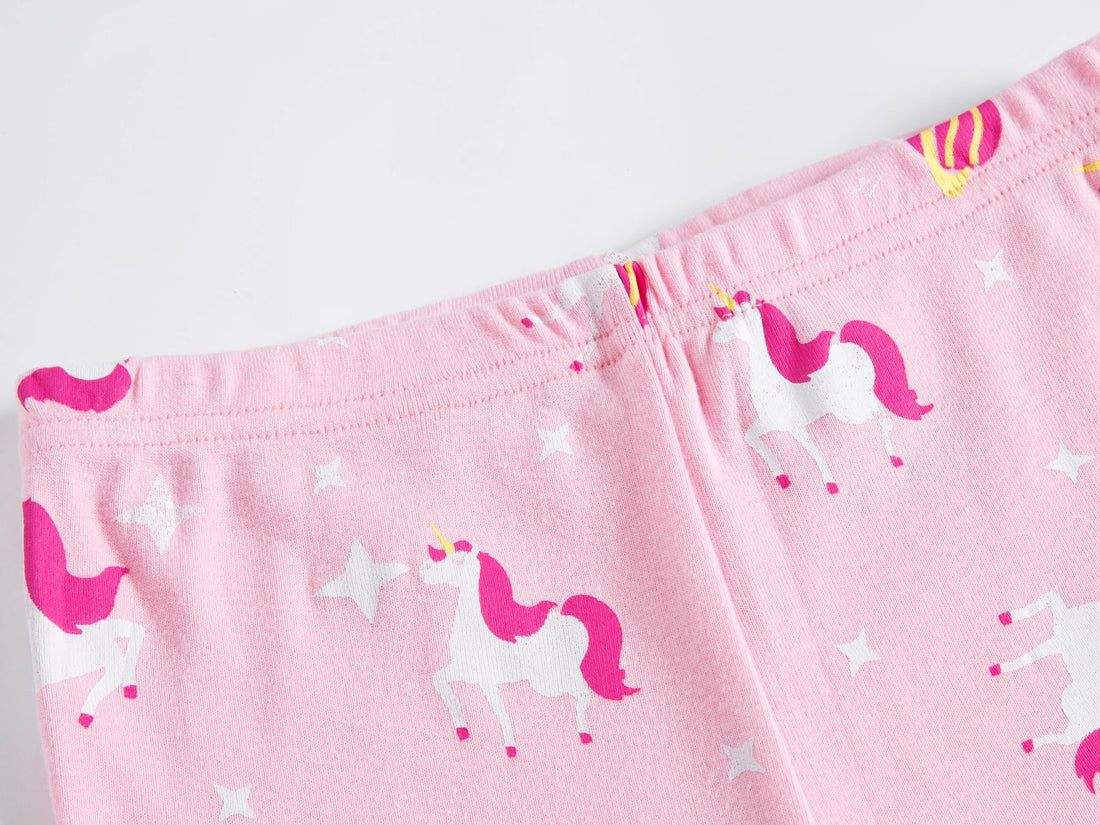 Dolphin&Fish Boys and Girls Soft Pajamas 100% Cotton Toddler Pjs Long Sleeve Kid Sleepwear Sets