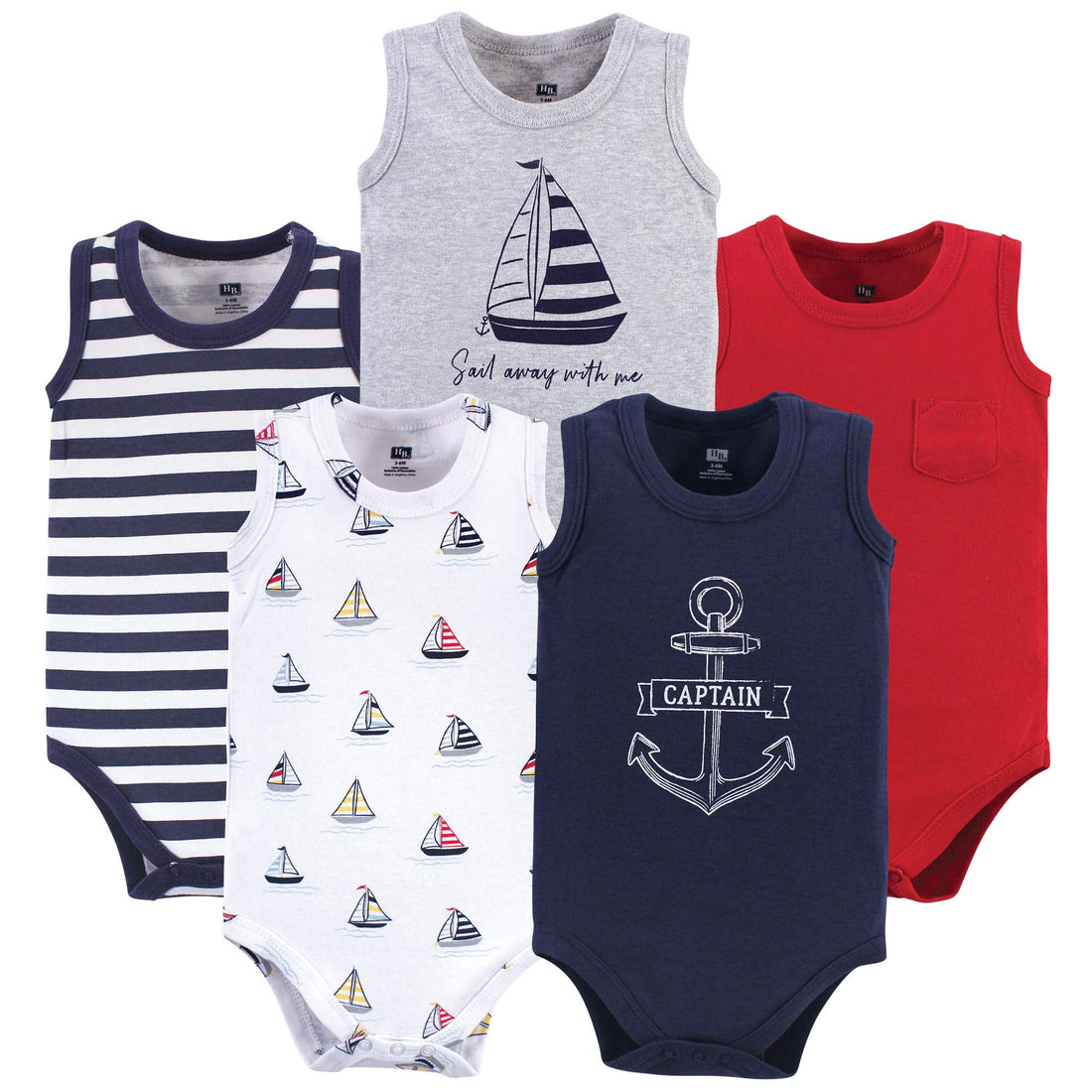 Hudson Baby Unisex Baby Cotton Sleeveless Bodysuits WEBE CLOTHING