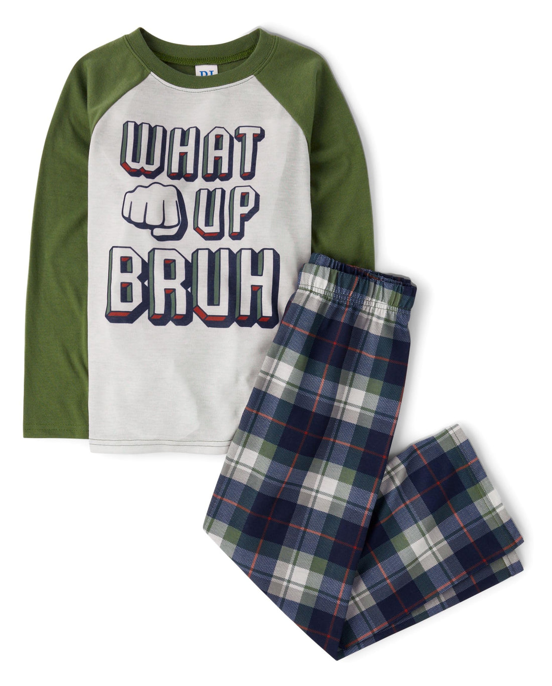 The Children's Place boys Long Sleeve Top and Pants 2 Piece Pajama Set