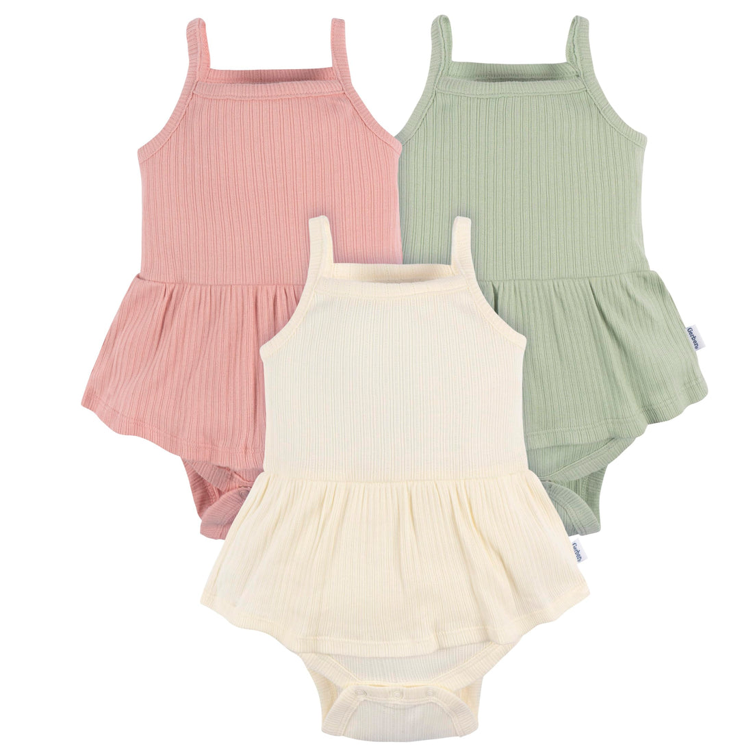 Gerber Baby Girls Multi-Pack Sleeveless Onesies Bodysuit WEBE CLOTHING