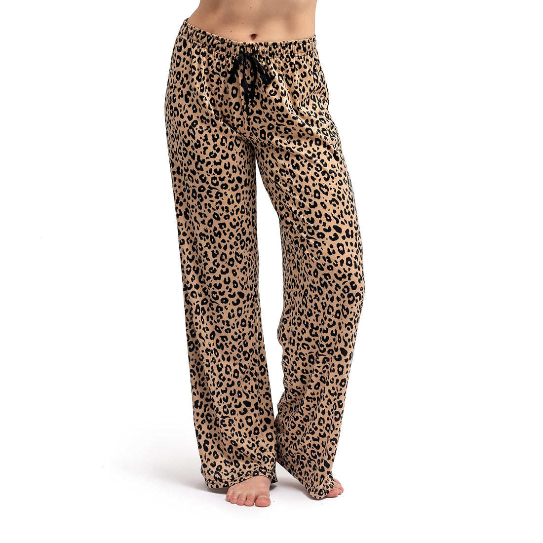 Hello Mello Signature Lounge Pants Womens Soft Pajama Bottoms Elastic Waistband Drawstring Tie