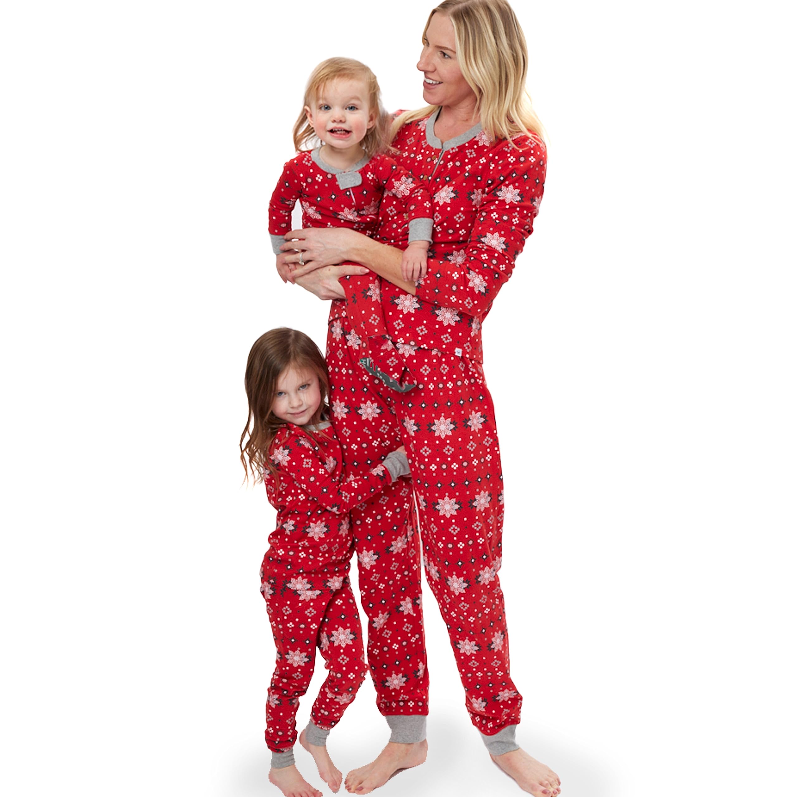 HonestBaby Family Matching Holiday Pajamas 100% Organic Cotton for Men, Women, Kids, Toddlers, Baby Boys, Girls, Unisex, Pets