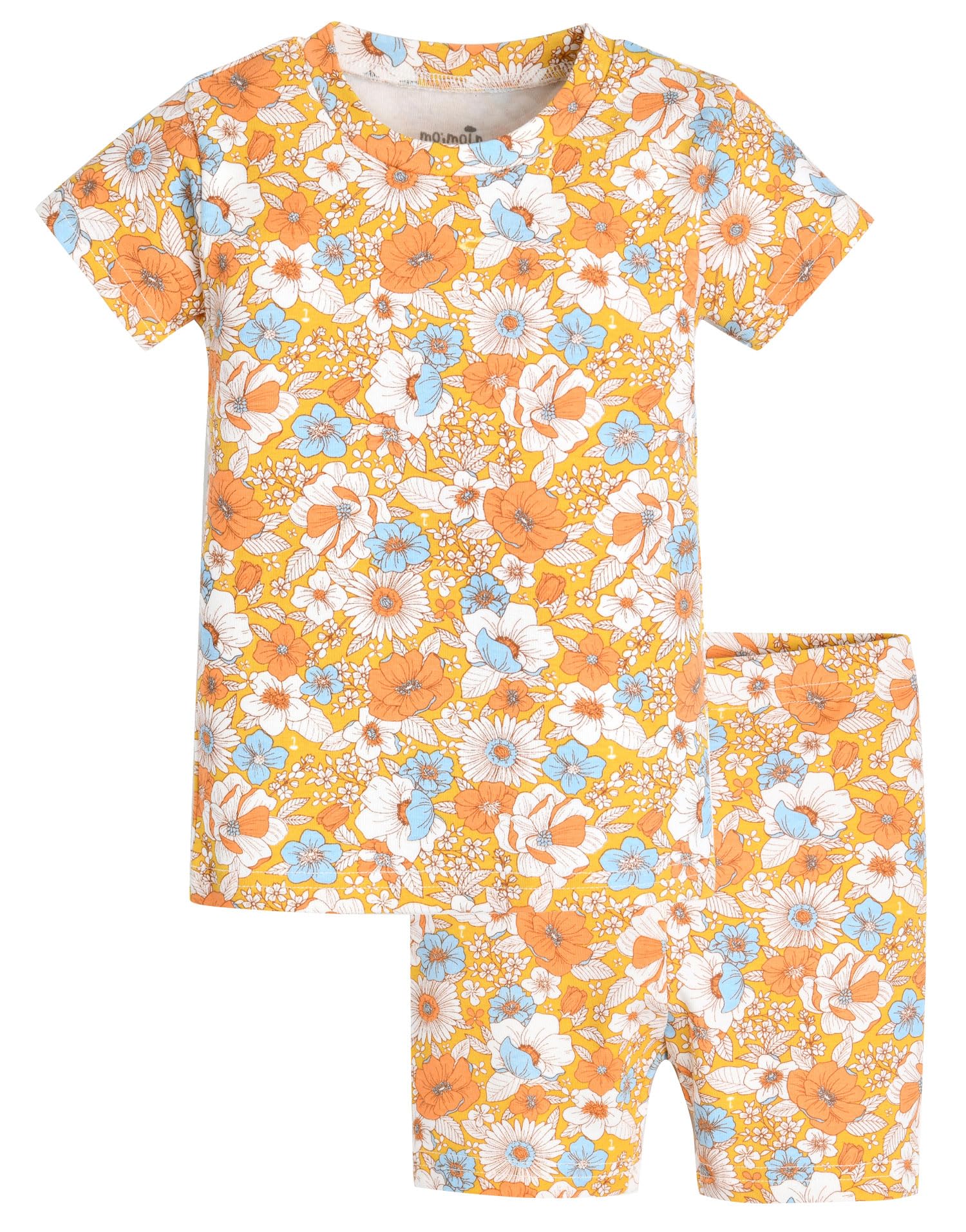 moimoln 6M-8Y Baby Toddler Pajamas Cotton Blend Summer PJs Short Sleeve Snug Fit WEBE CLOTHING