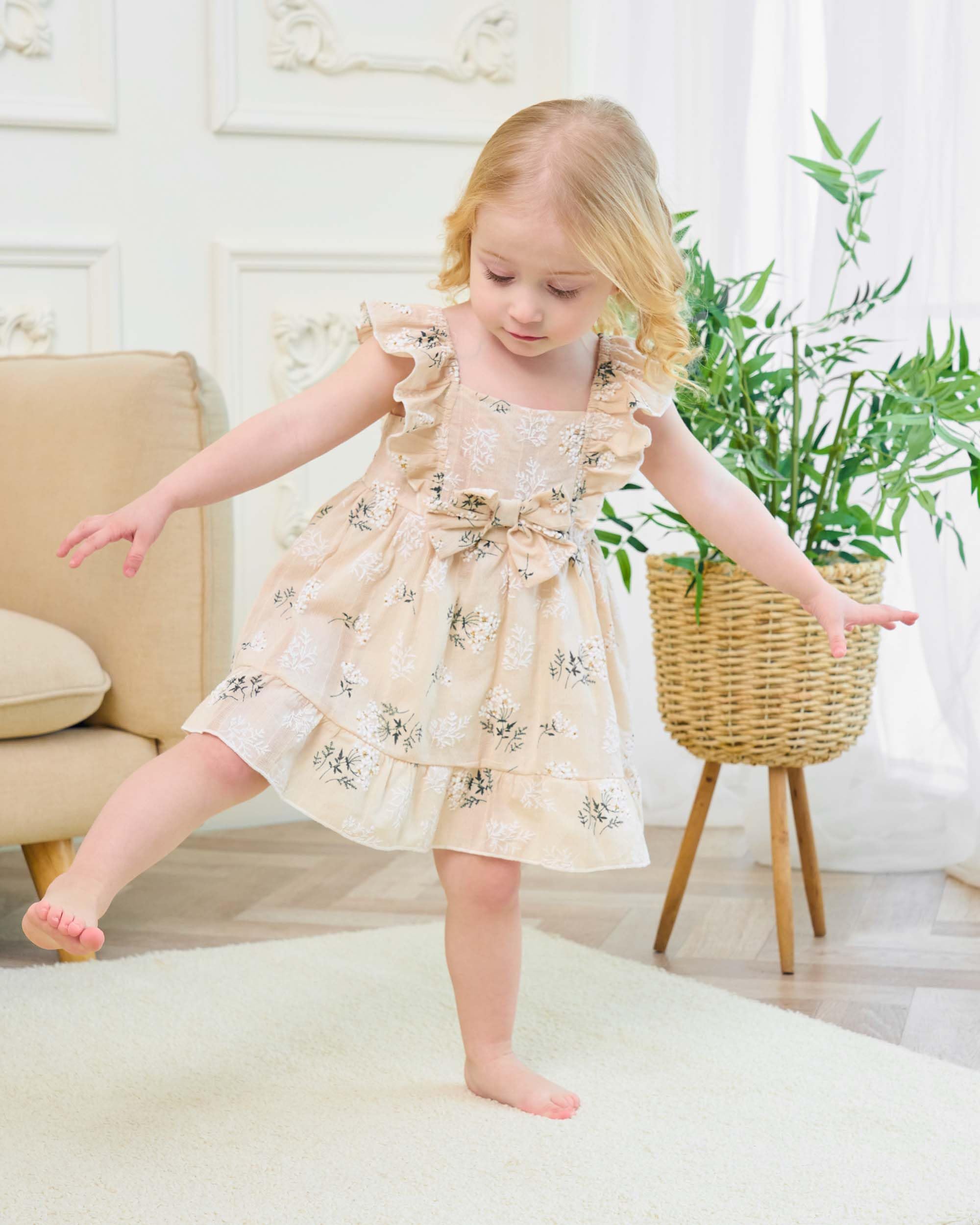 Renotemy Newborn Infant Baby Girl Dresses Summer Outfits Boho Casual Sundress Gifts Toddler Clothes for Girl with Hat and Bag WEBE CLOTHING