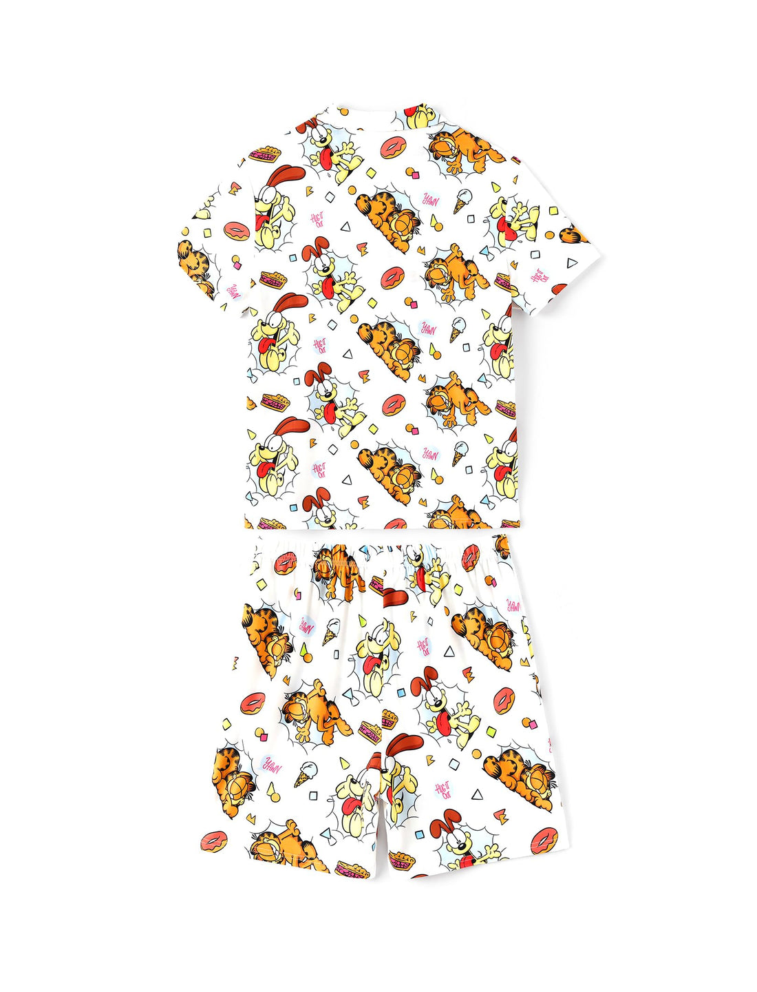 Paw Patrol Garfield SpongeBob Family Matching Classic Short Sleeve Cartoon Graphic Pajama Family Outfit