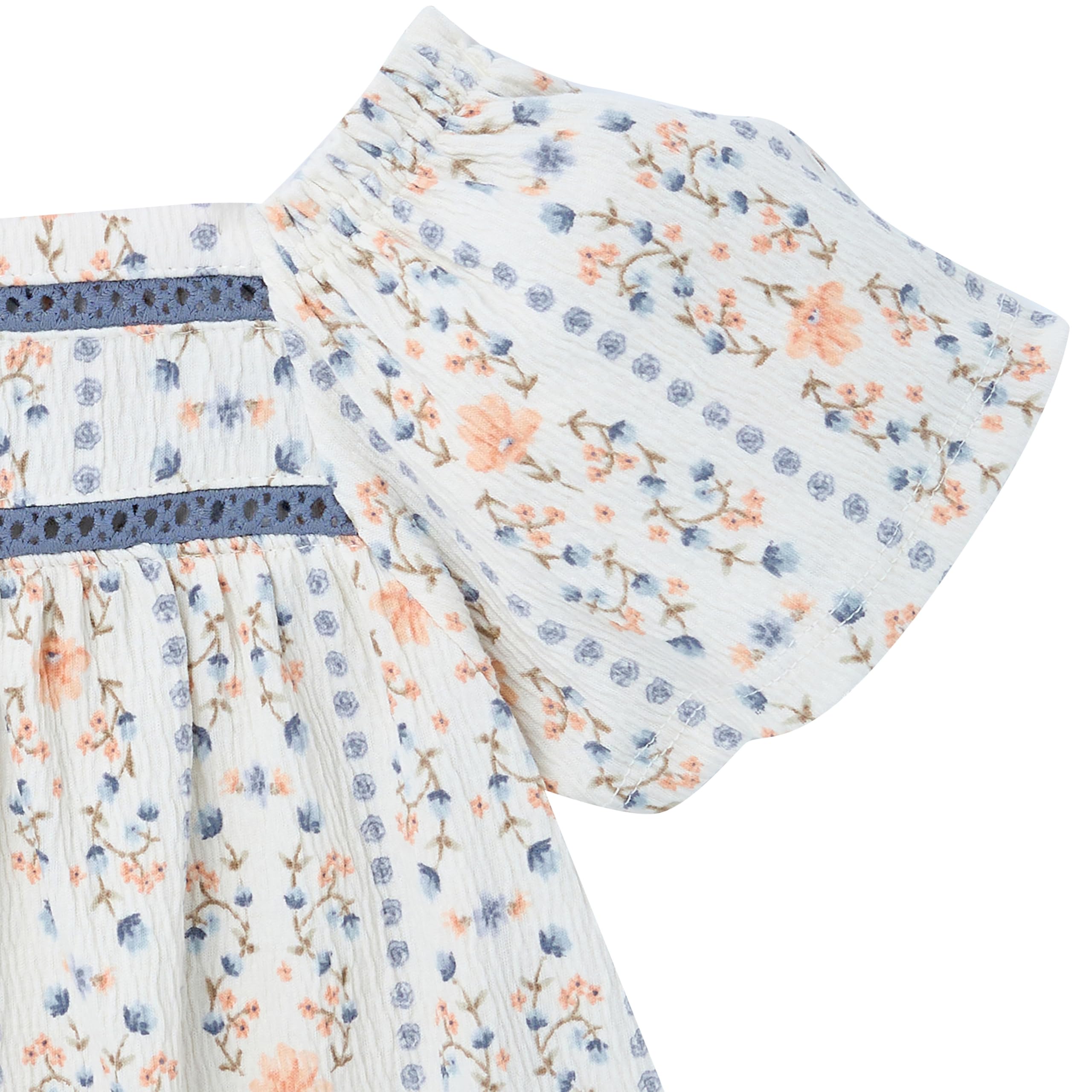 Modern Moments by Gerber Baby Girls' 2-piece Gauze Top & Short Set WEBE CLOTHING