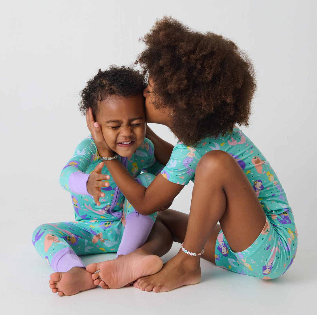 Little Sleepies Pajama Set w/Short Sleeve Shirt & Shorts, Viscose from Bamboo Toddler Pajamas, Girl & Boys Pajamas for Kids