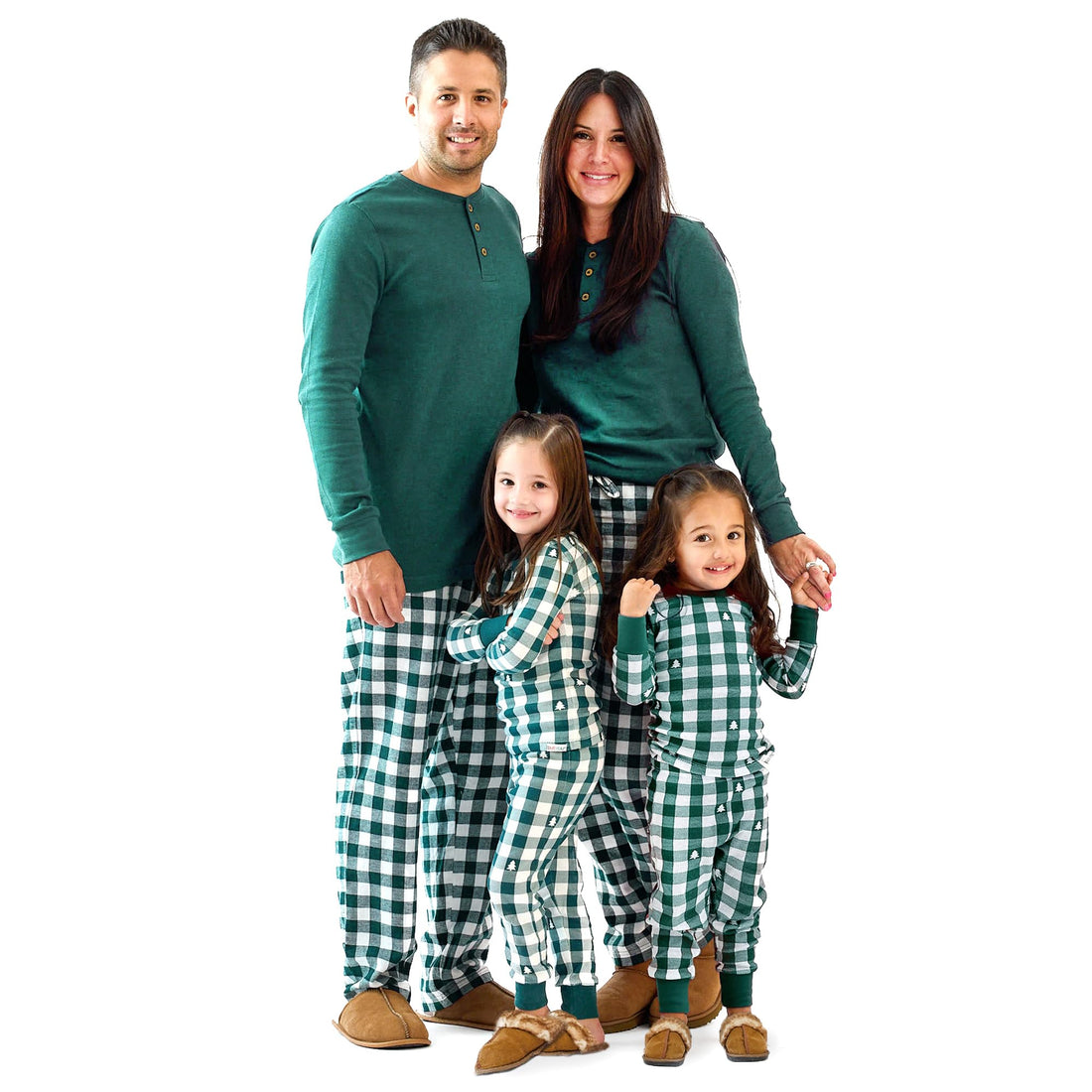 Butterblu JAMIE Matching Family Jammies Christmas Pajamas Organic Cotton PJs Womens, Mens, Kids, Toddlers, Baby, Pets
