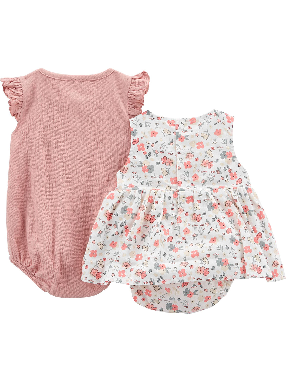 Simple Joys by Carter's Baby Girls' 2-pack Sleeveless Rompers WEBE CLOTHING