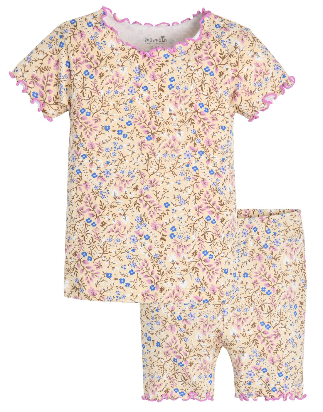 moimoln 6M-8Y Baby Toddler Pajamas Cotton Blend Summer PJs Short Sleeve Snug Fit WEBE CLOTHING