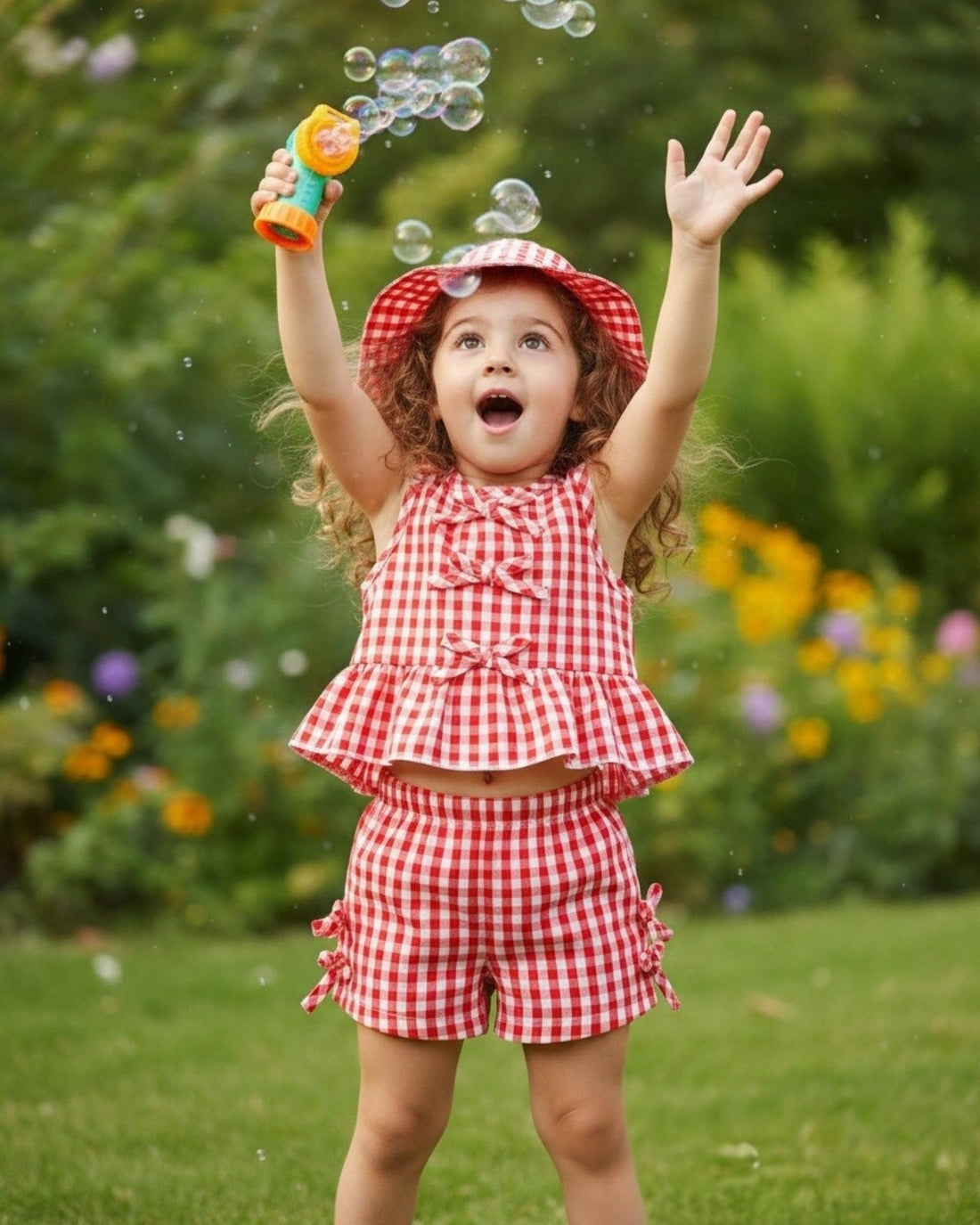 SODLON Baby Girl Clothes Infant Toddler Summer Outfits Clothing Sleeveless Ruffle Tank Top Shorts Sets with Hat for Girls WEBE CLOTHING