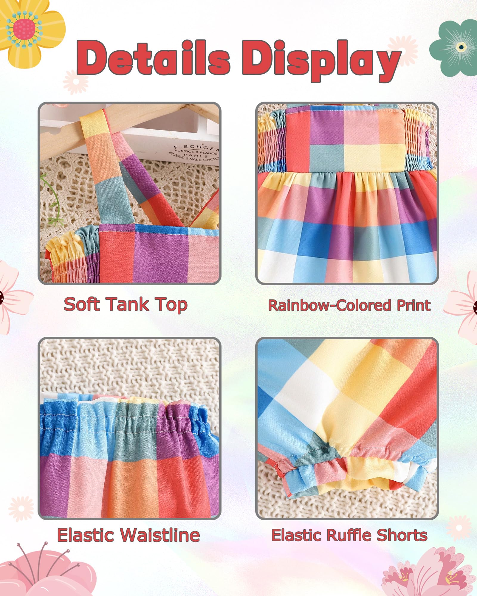 Newborn Baby Girl Clothes Summer Outfits Infant Ruffle Sleeveless Cute Bow Tank Tops 3 6 12 18 Months WEBE CLOTHING