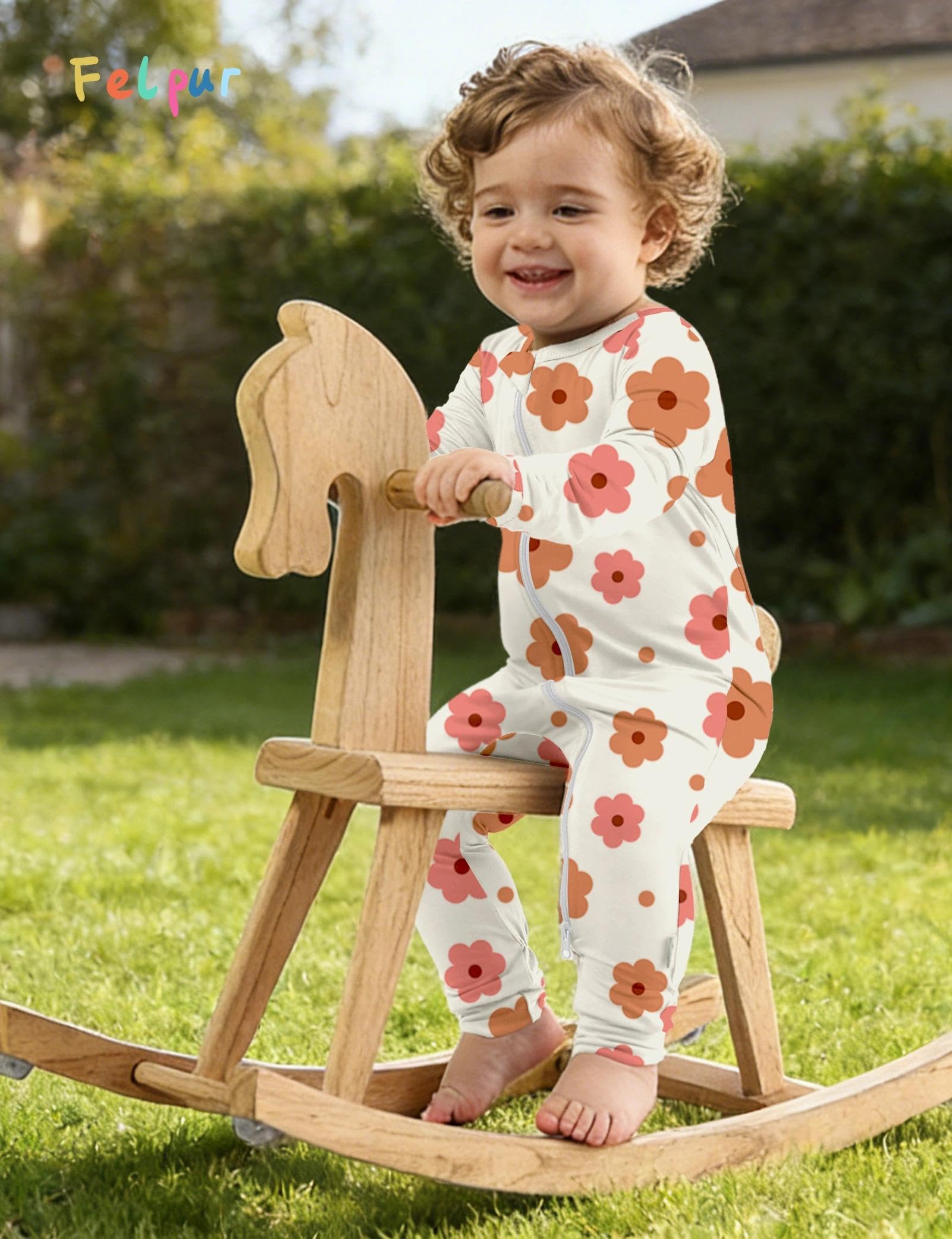 Baby Girls Boys Footless Romper 2 Way Zipper Soft Rayon Outfits, Outdoor Tie-dye Long Sleeve Clothes Jumpsuit WEBE CLOTHING