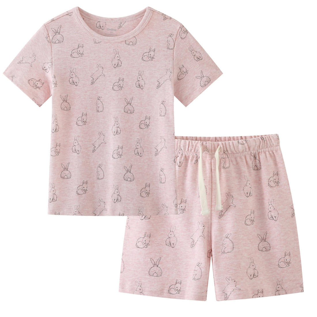 Owlivia 100% Organic Cotton Baby Short Sleeve Pajama Sets, Toddler Boy Girl 2-Piece Sleepwear