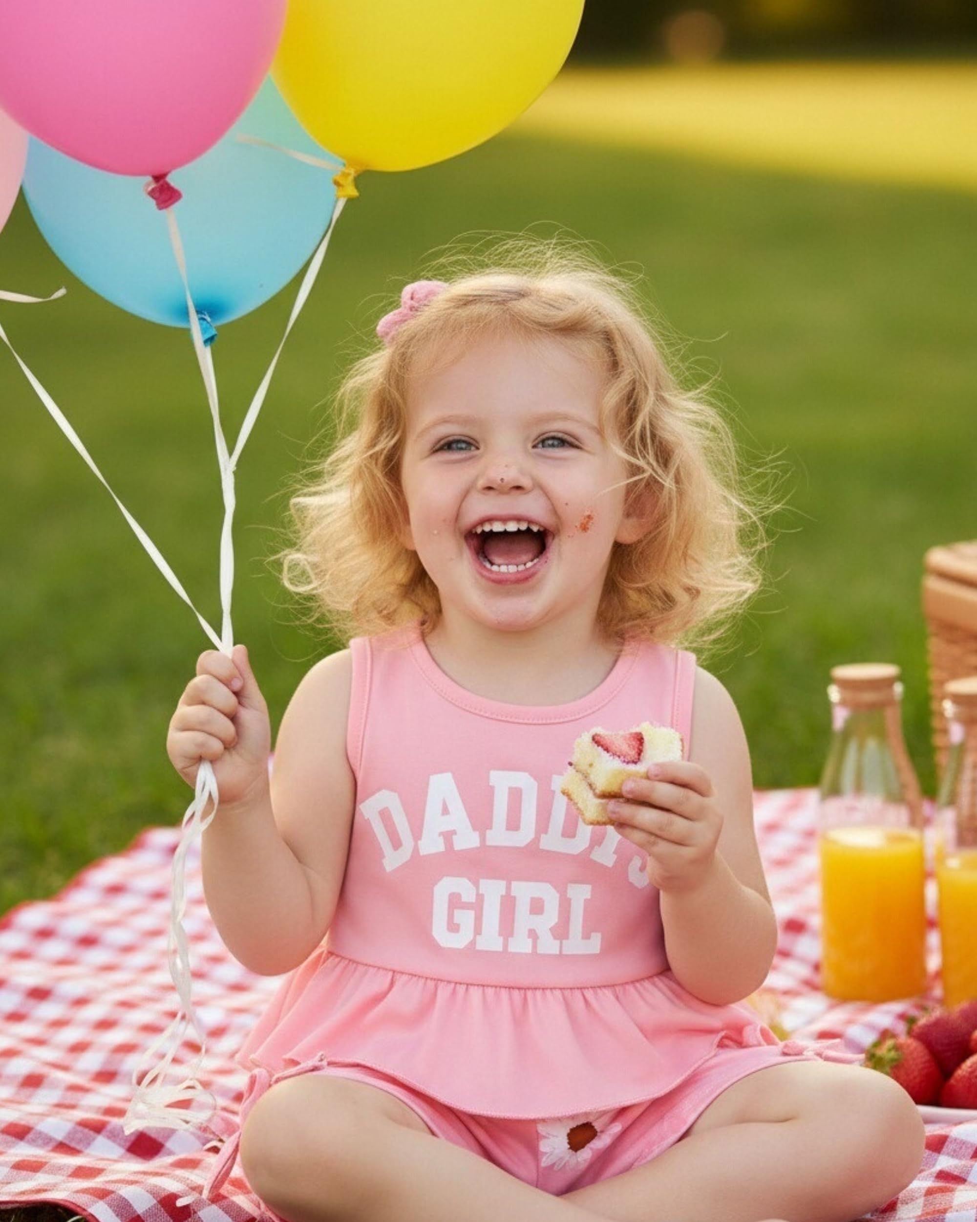 SODLON Baby Girl Clothes Infant Toddler Summer Outfits Clothing Sleeveless Ruffle Tank Top Shorts Sets with Hat for Girls WEBE CLOTHING