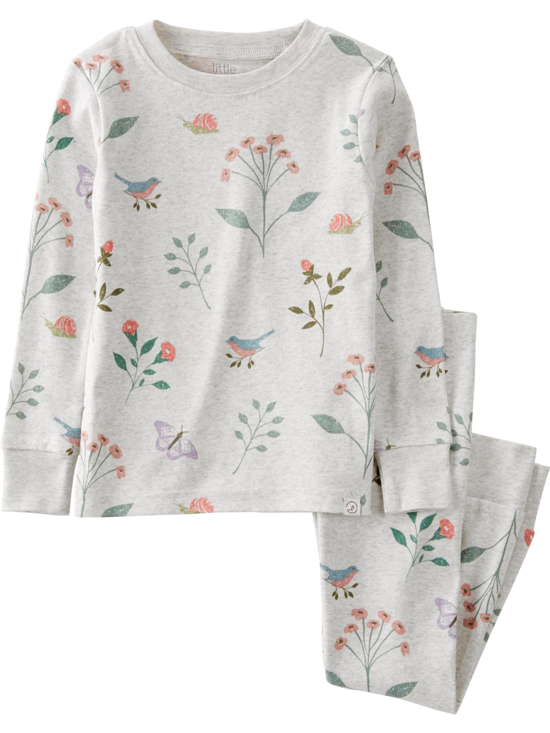 little planet by carter's Baby Girls' 2-piece Pajamas Made With Organic Cotton