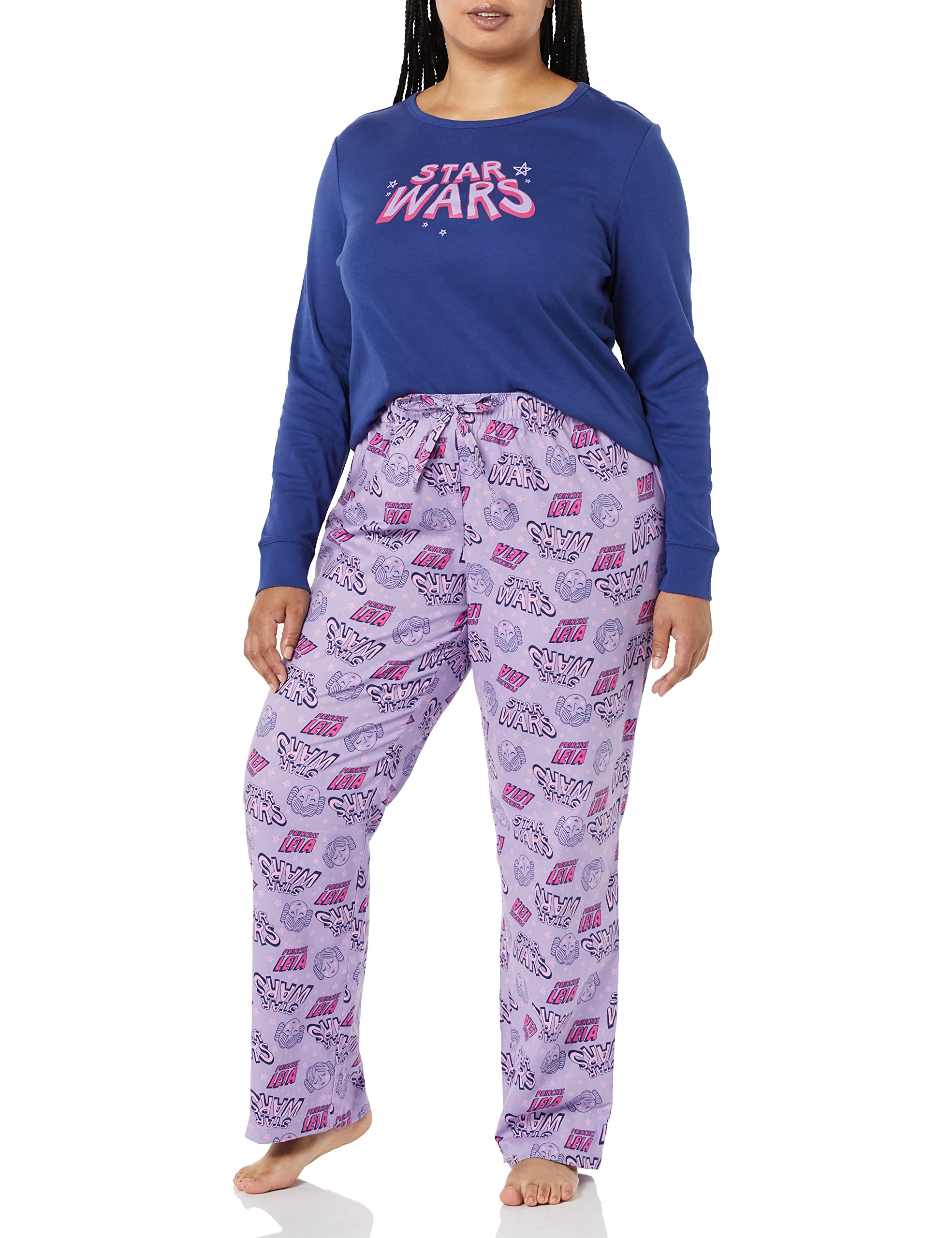 Amazon Essentials Disney | Marvel | Star Wars Women's Flannel Pajama Sleep Sets WEBE CLOTHING