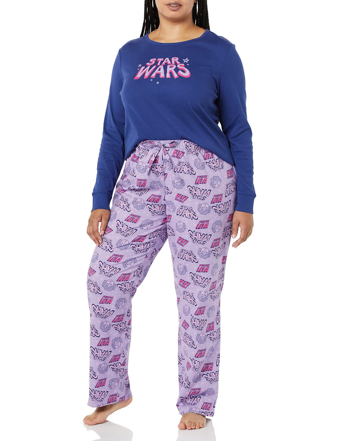 Amazon Essentials Disney | Marvel | Star Wars Women's Flannel Pajama Sleep Sets WEBE CLOTHING