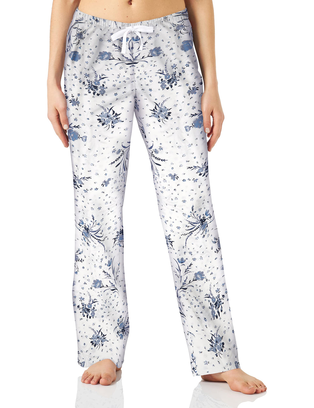 Amazon Essentials Women's Cotton Pajama Pants, Breathable Poplin Sleep Pant with Drawstring Elastic Waist