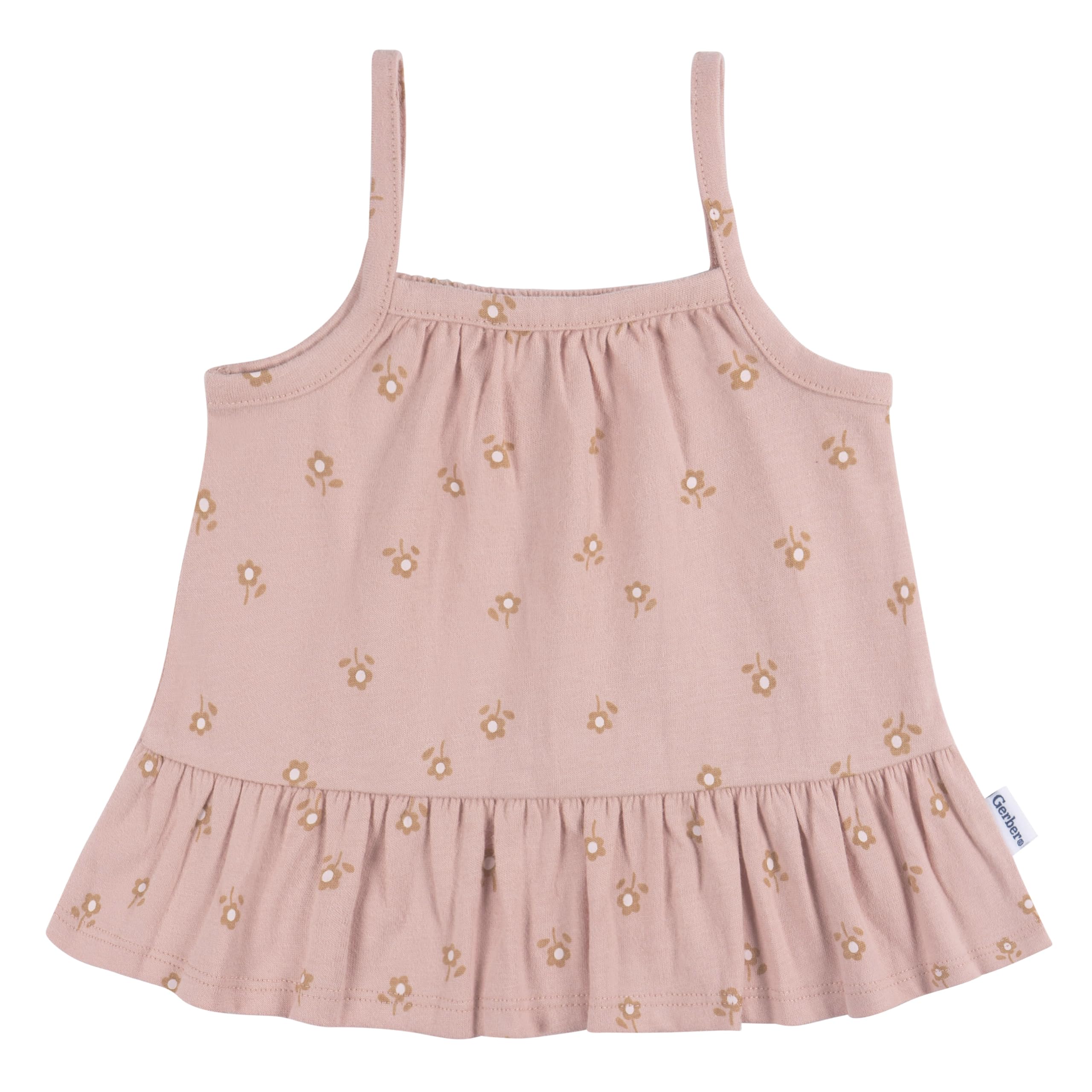 Gerber Baby Girls' Sleeveless Tunic Top and Diaper Cover Set WEBE CLOTHING