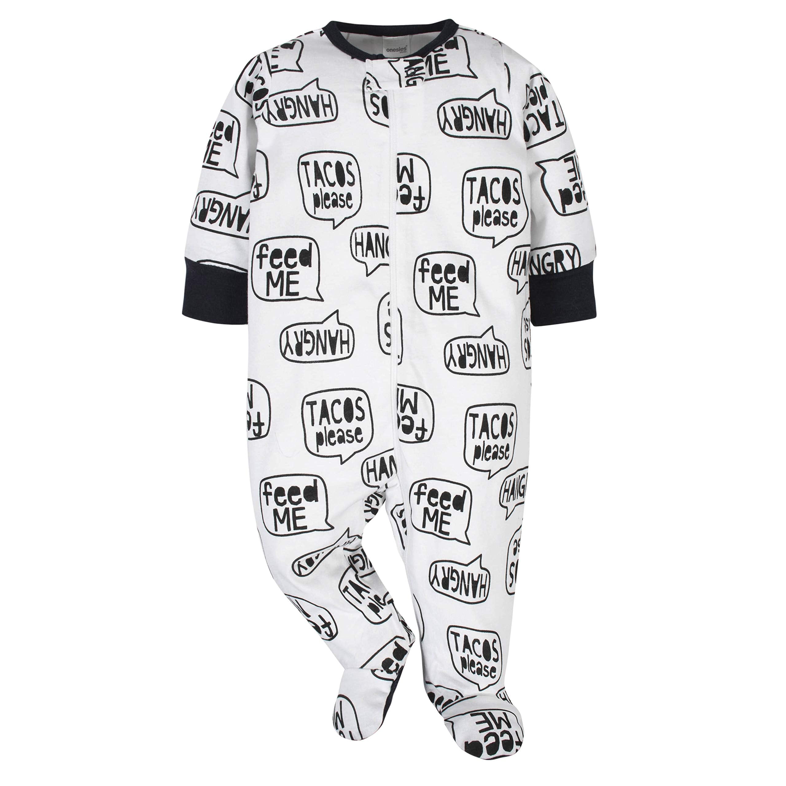 Onesies Brand Baby Boys 4-Pack Sleep 'N Play Footies