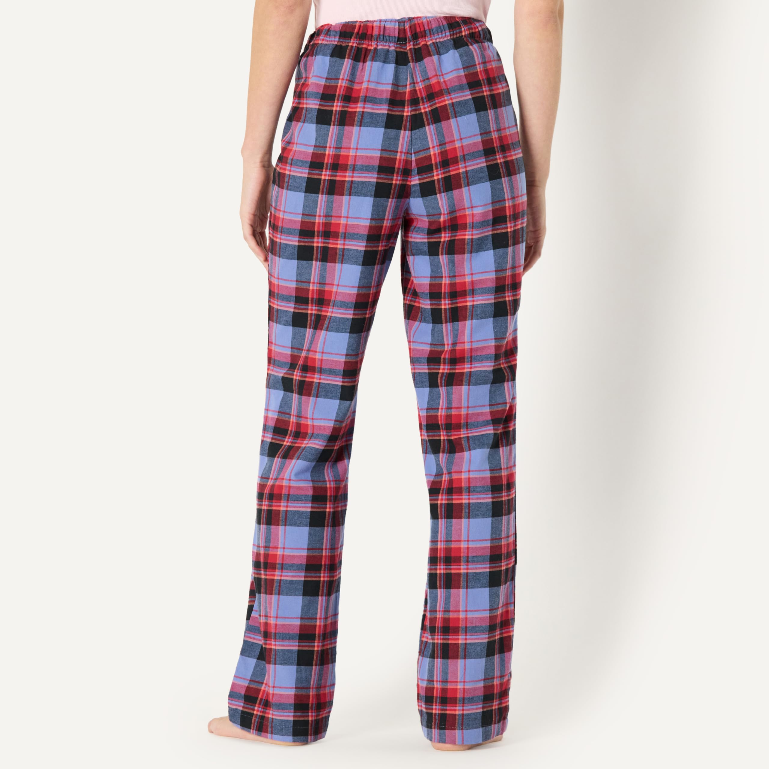 Amazon Essentials Women's Relaxed-Fit Brushed Flannel Pajama Sleep Pant with Drawstring