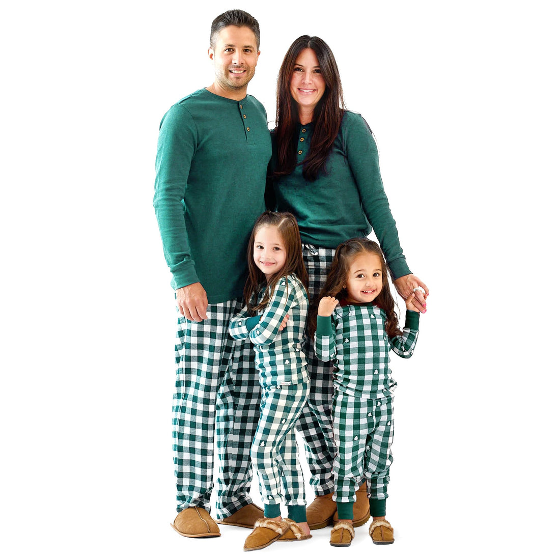 Butterblu JAMIE Matching Family Jammies Christmas Pajamas Organic Cotton PJs Womens, Mens, Kids, Toddlers, Baby, Pets