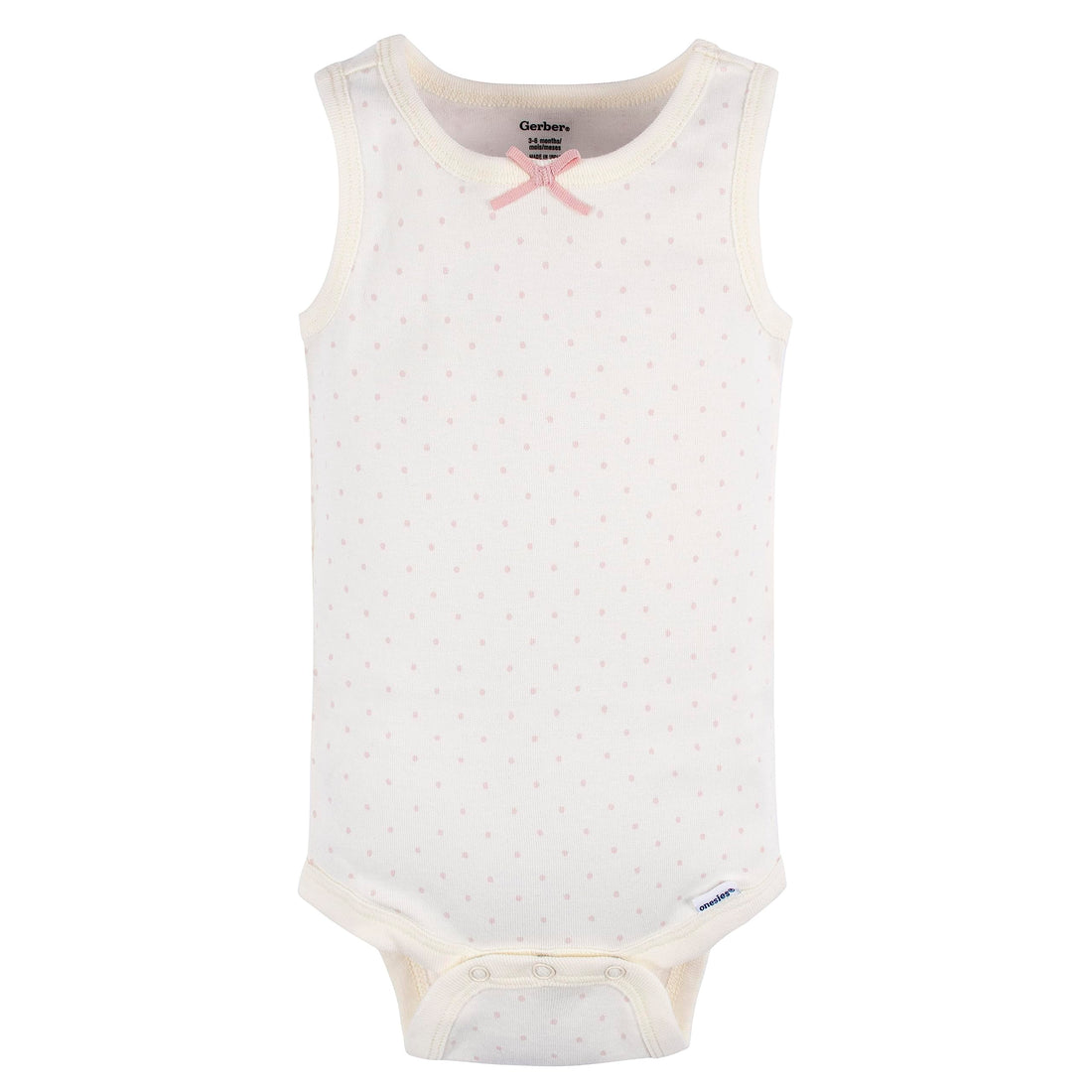 Gerber Baby Girls Multi-Pack Sleeveless Onesies Bodysuit WEBE CLOTHING