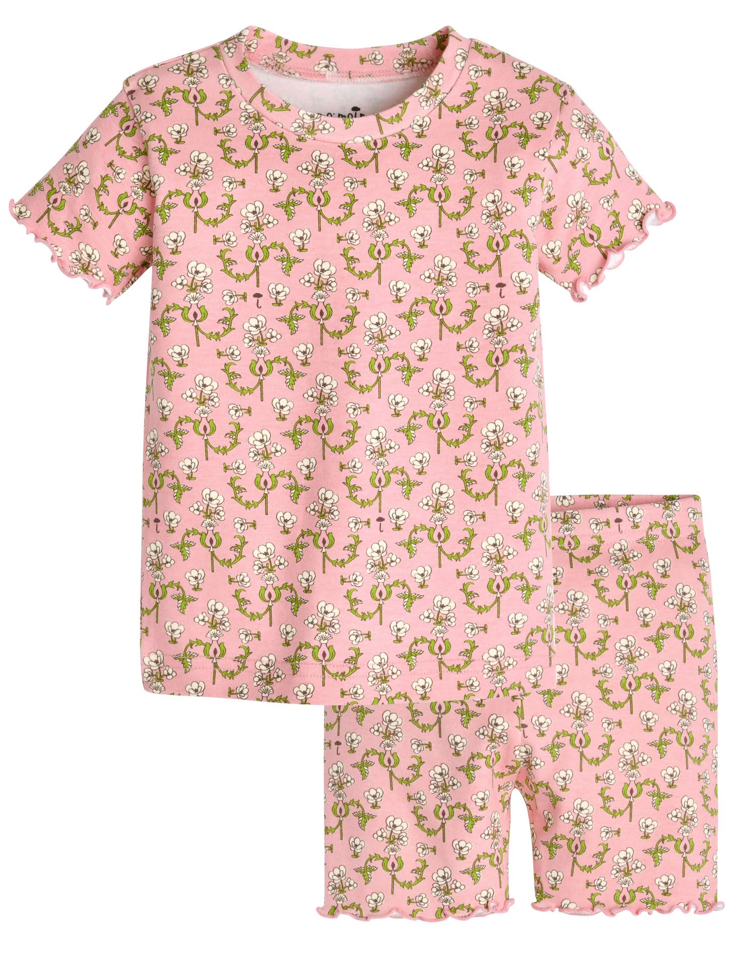 moimoln 6M-8Y Baby Toddler Pajamas Cotton Blend Summer PJs Short Sleeve Snug Fit WEBE CLOTHING