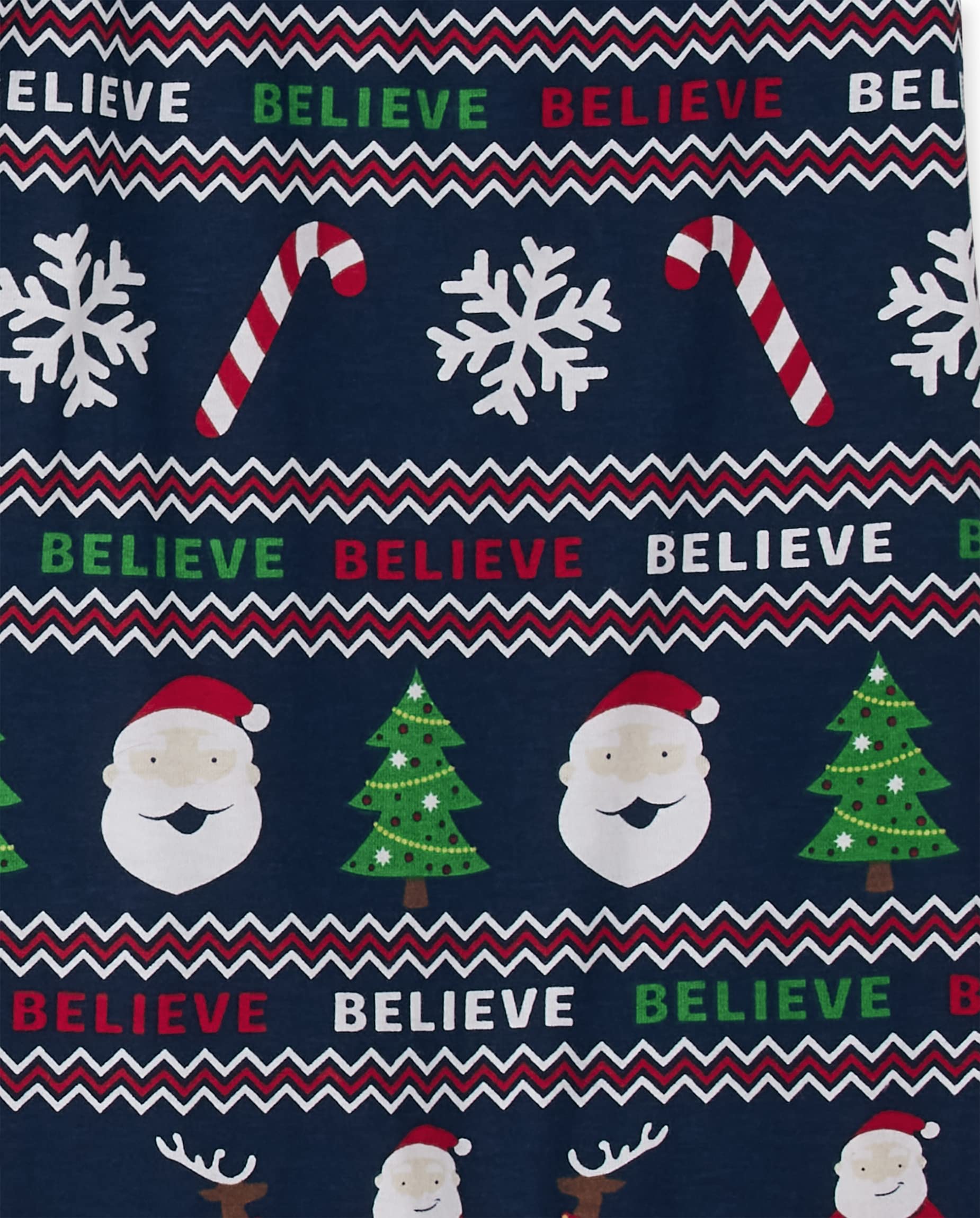 The Children's Place Kids' Family Matching, Festive Christmas Pajama Sets, Cotton WEBE CLOTHING