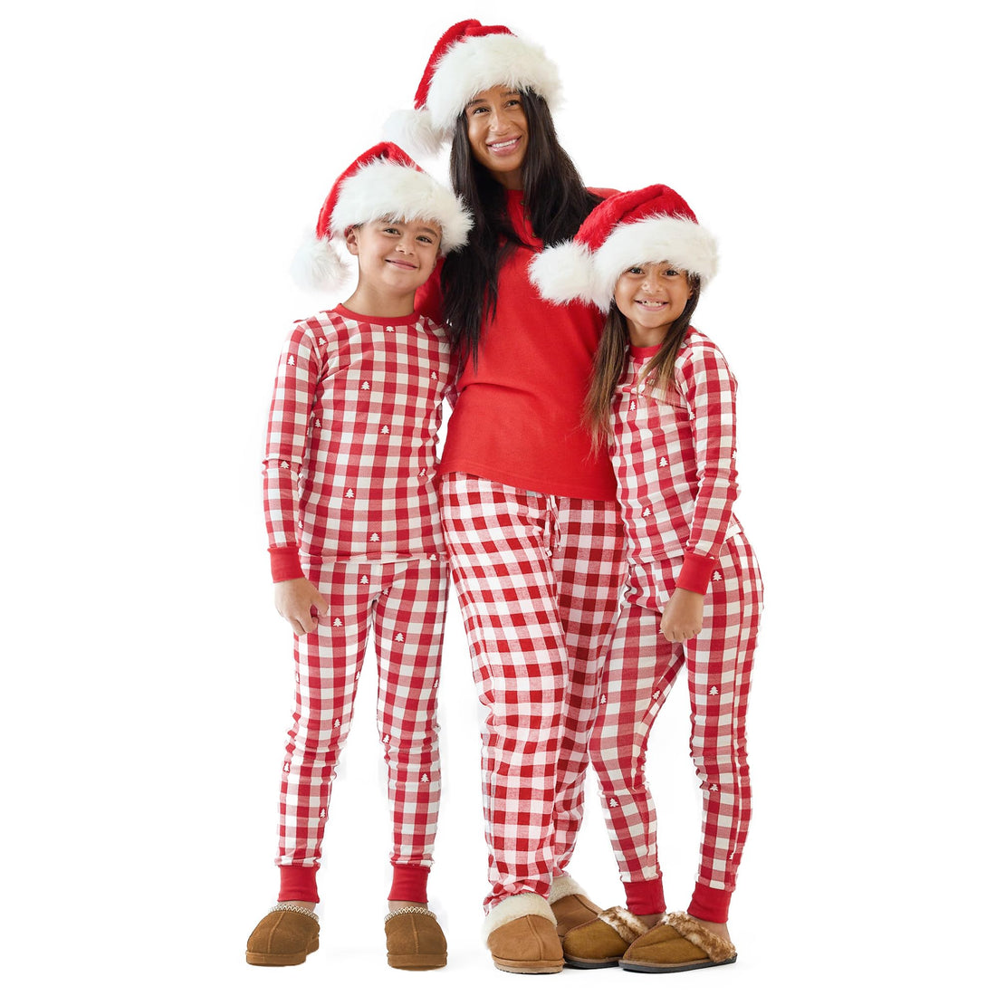 Butterblu JAMIE Matching Family Jammies Christmas Pajamas Organic Cotton PJs Womens, Mens, Kids, Toddlers, Baby, Pets