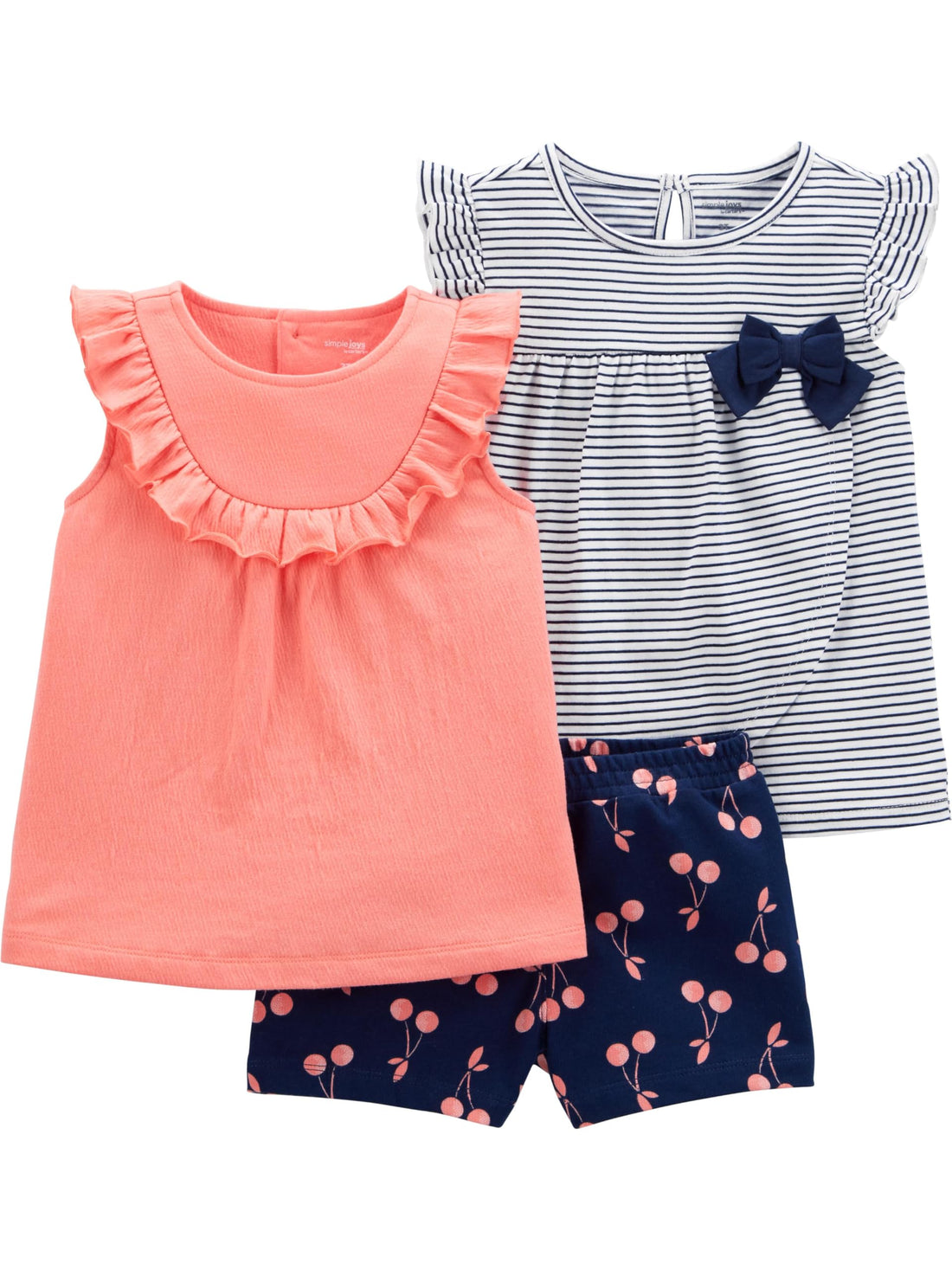 Simple Joys by Carter's Baby Girls' 3-piece Playwear Set WEBE CLOTHING