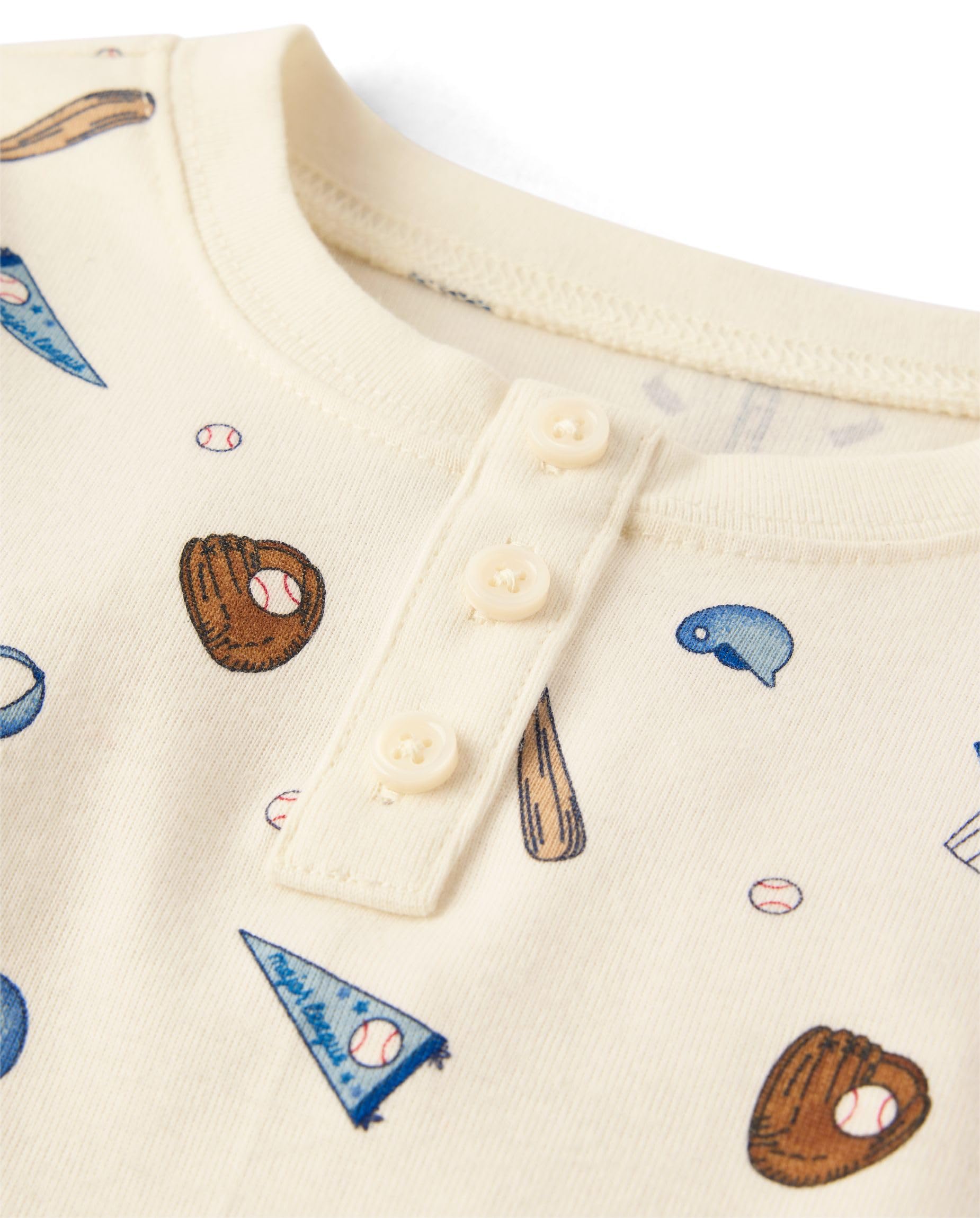 Gymboree Boys' 100% Cotton Short Sleeve Top and Shorts, Gymmies Pajama Set