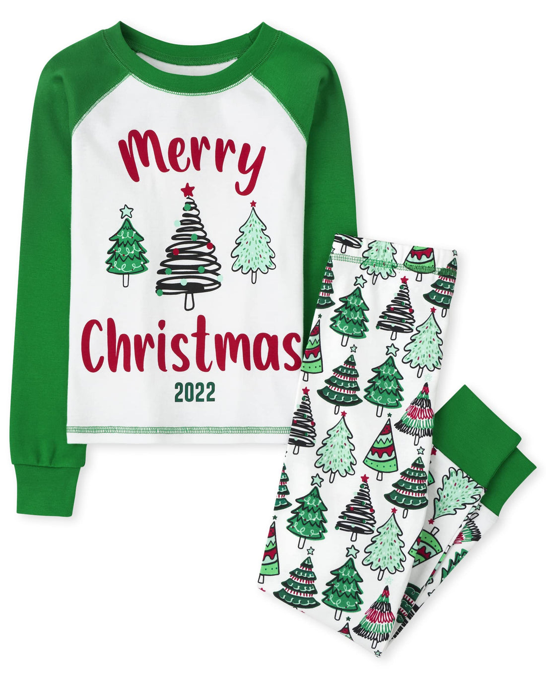 The Children's Place Kids' Family Matching, Festive Christmas Pajama Sets, Cotton WEBE CLOTHING
