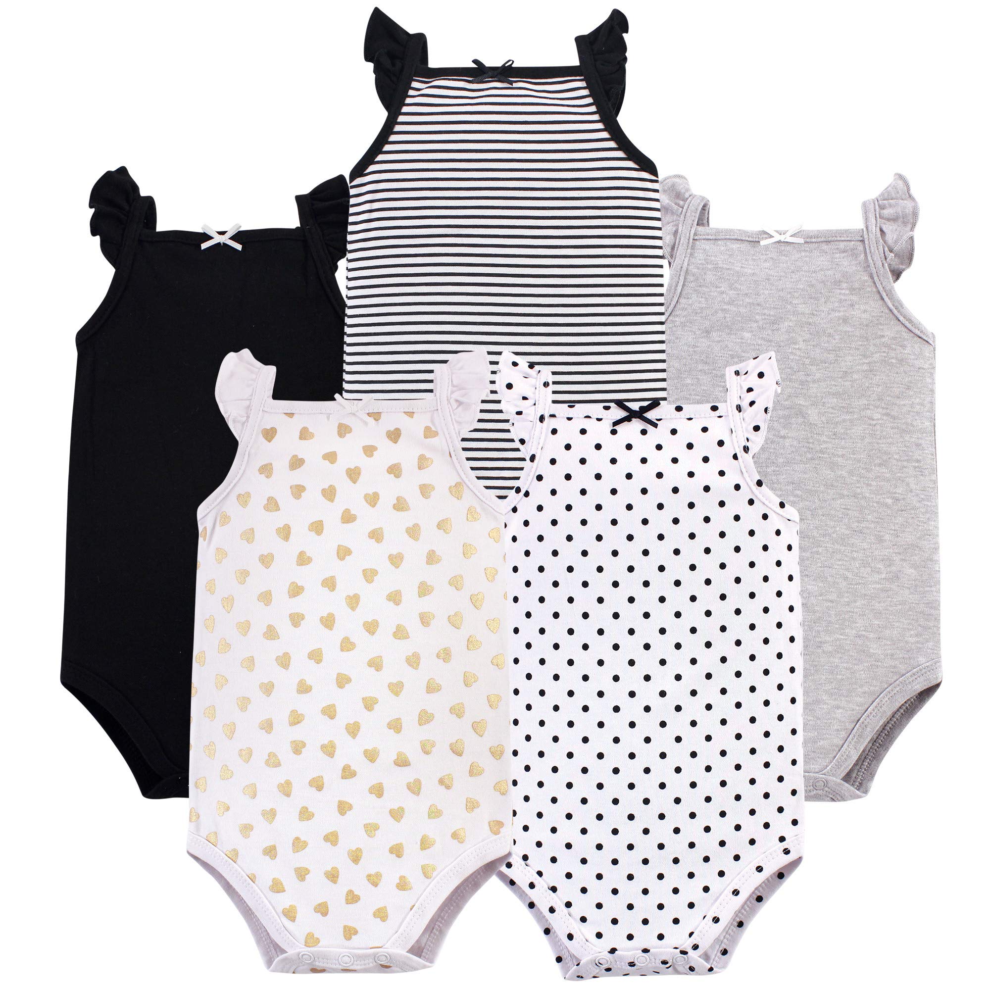 Hudson Baby Unisex Baby Cotton Sleeveless Bodysuits WEBE CLOTHING