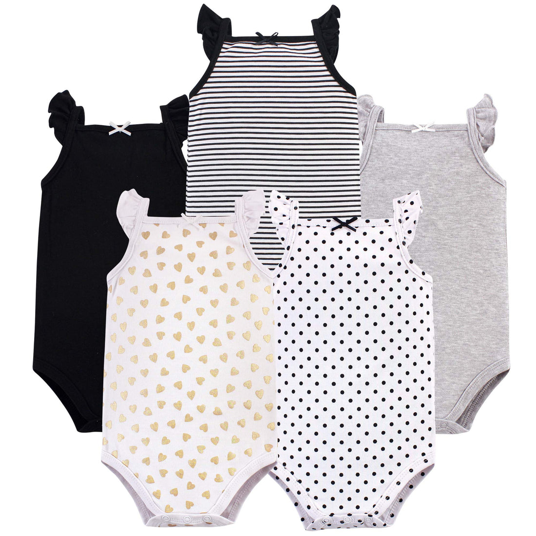 Hudson Baby Unisex Baby Cotton Sleeveless Bodysuits WEBE CLOTHING
