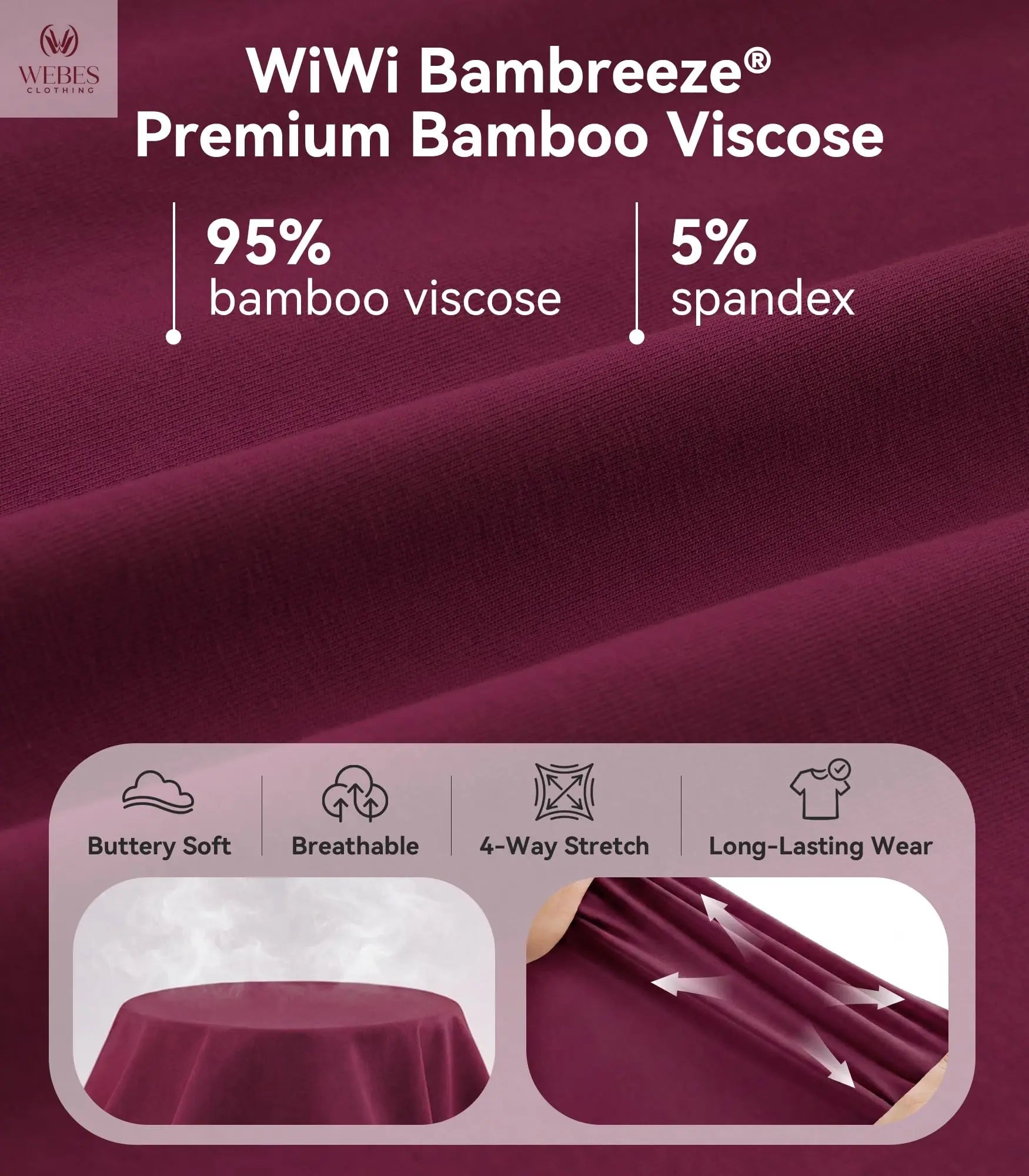 WiWi Bamboo Viscose Shirts for Women, Super Soft Short Sleeve Sleep Pajama Tops, Cooling Satin V Neck Summer Lounge Wear