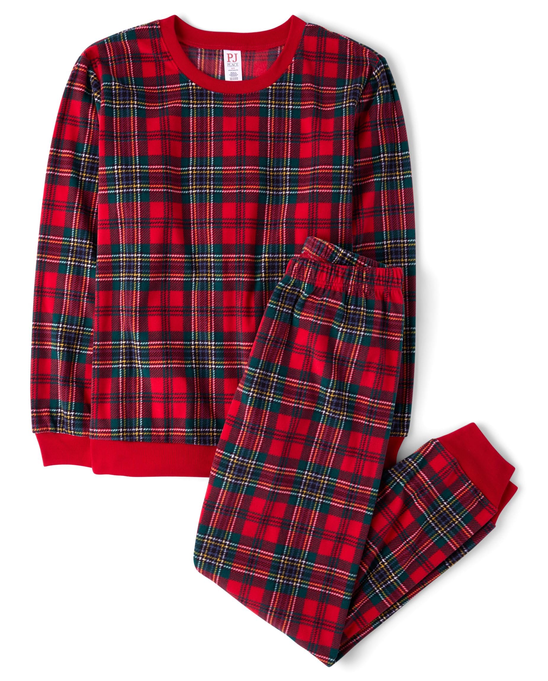 The Children's Place Family Matching Holiday Pajama Sets, Fleece WEBE CLOTHING