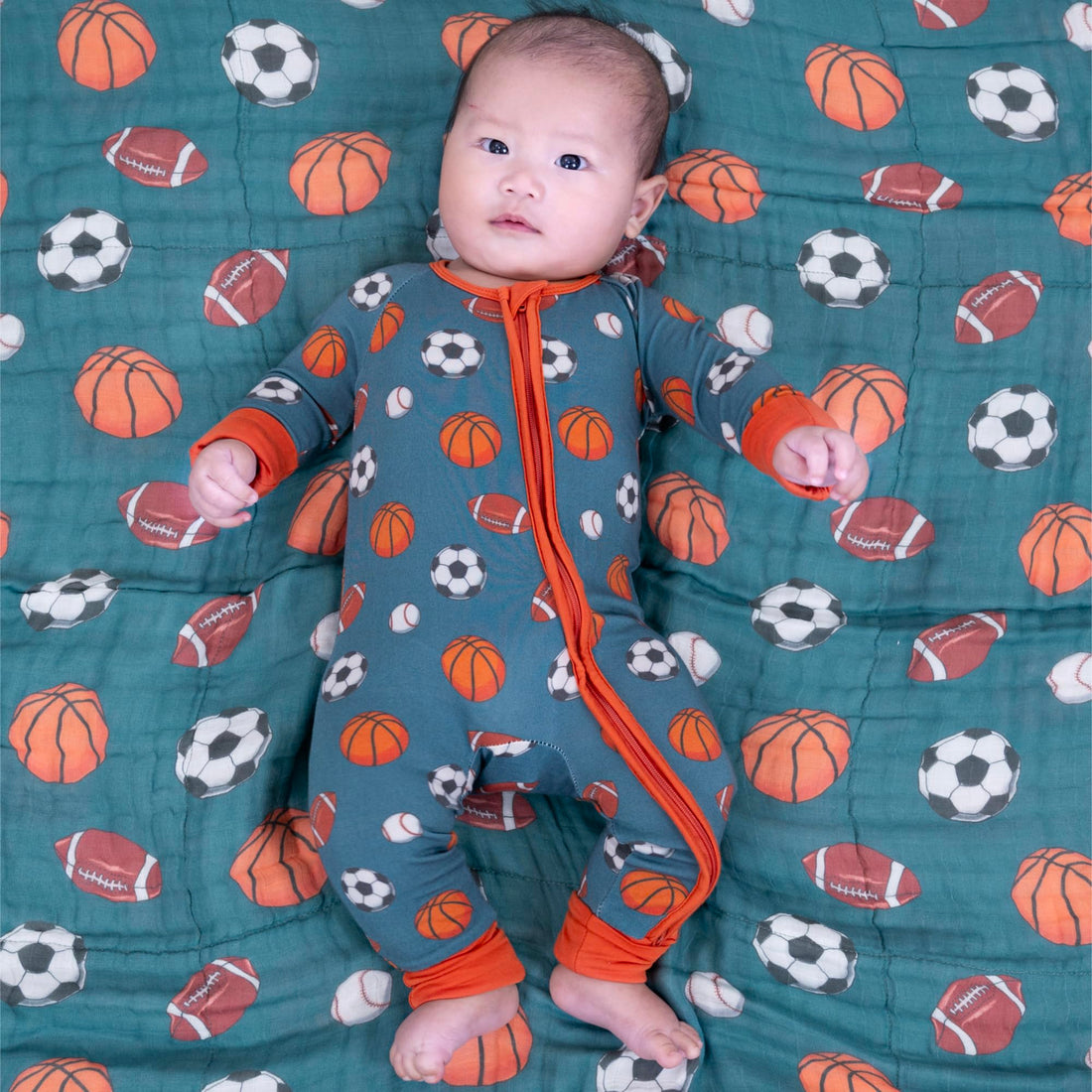 LollyBanks Baby Pajamas, Long Sleeve Baby Romper with 2-Way Zipper, 95% Viscose from Bamboo and 5% Spandex, Infant Sleepers