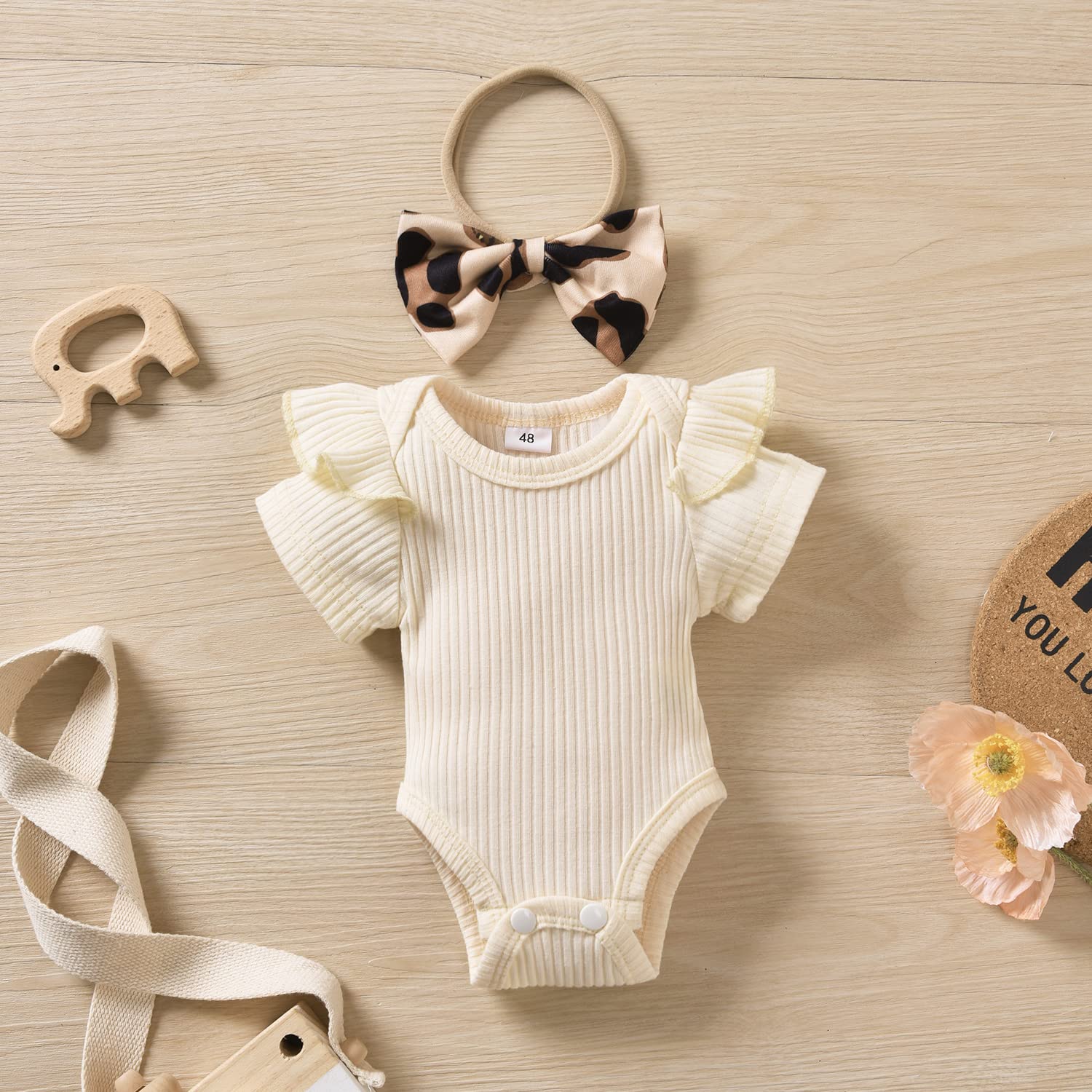Aalizzwell Baby Girls Ribbed Bodysuit Bloomer Shorts Outfits Summer Clothes WEBE CLOTHING