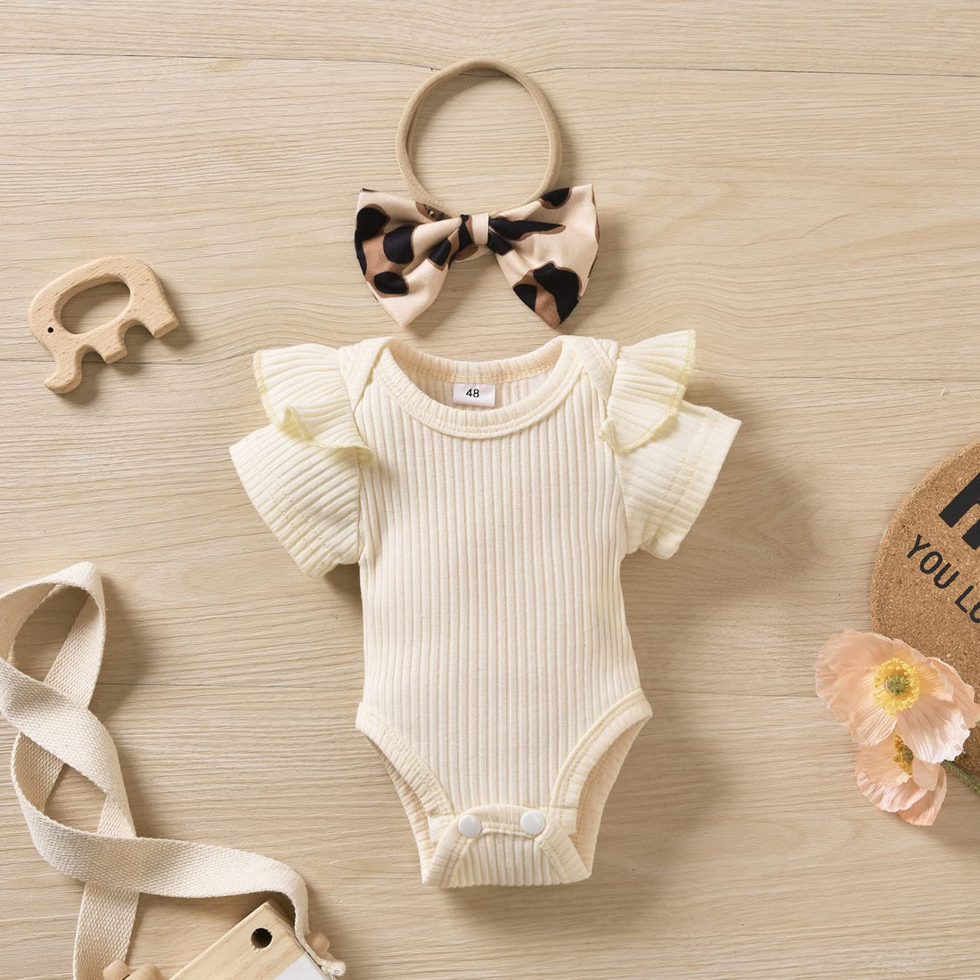 Aalizzwell Baby Girls Ribbed Bodysuit Bloomer Shorts Outfits Summer Clothes WEBE CLOTHING