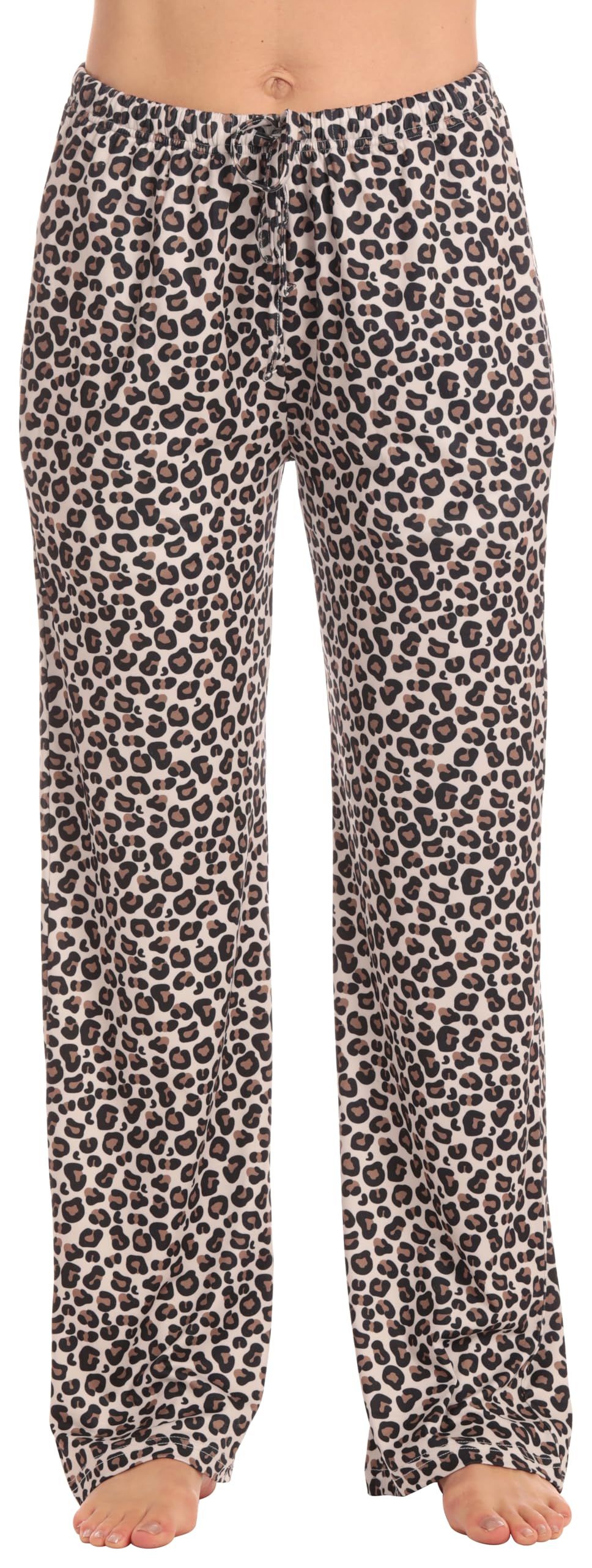 Just Love Women's Pajama Pants, Soft Stretch Jersey PJ Bottoms with Two Pockets, Elastic Waist and Drawstring