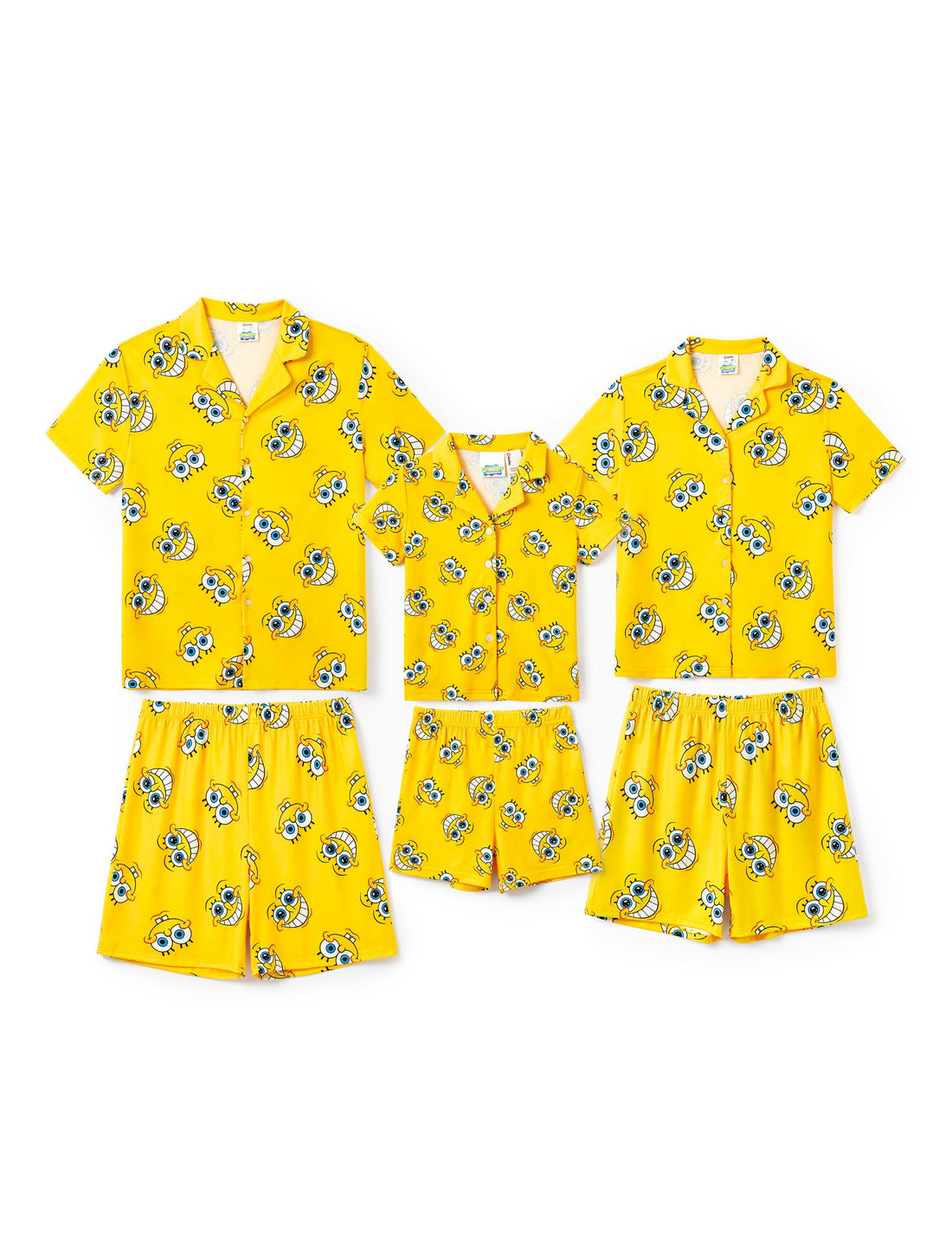 Paw Patrol Garfield SpongeBob Family Matching Classic Short Sleeve Cartoon Graphic Pajama Family Outfit